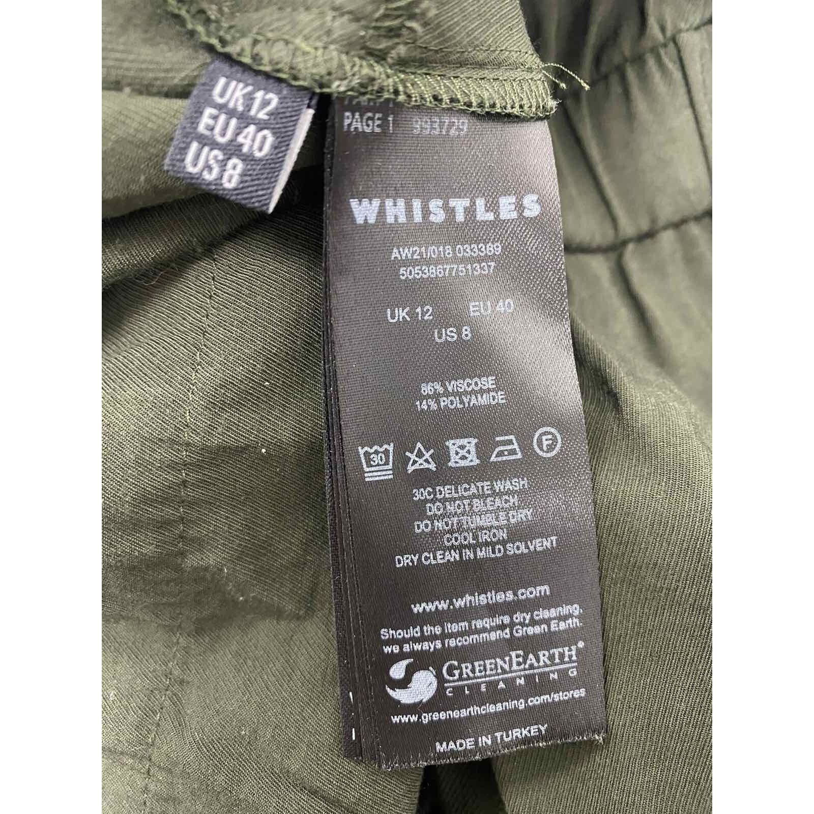 Whistles WHISTLES Women straight Jumpsuit Khaki Size 8 A000120 Size 30" / US 8 / IT 44 - 11 Thumbnail