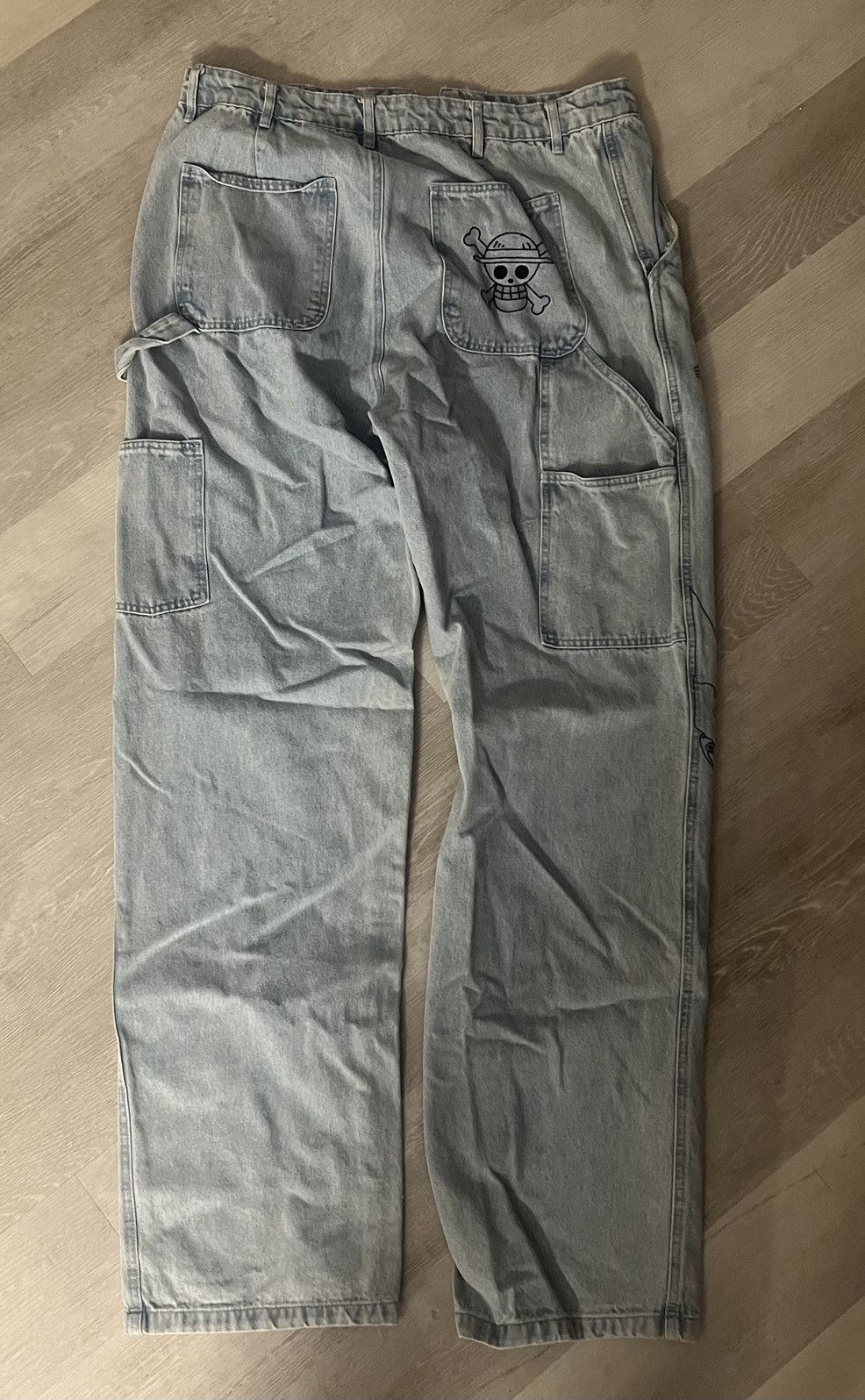 Japanese Brand ONE PIECE Straw Hat denim || Vees Size US 32 / EU 48 - 3 Thumbnail