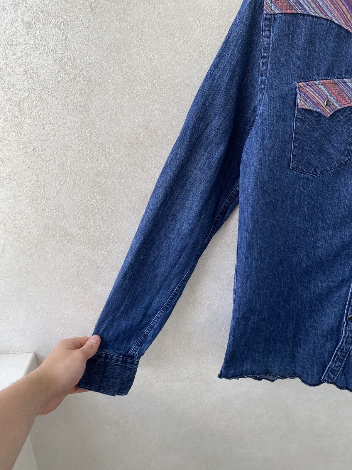 Acne Studios Acne Pop Classics Western Mexican A/W 10 Denim Shirt Size 48 Size US M / EU 48-50 / 2 - 8 Thumbnail