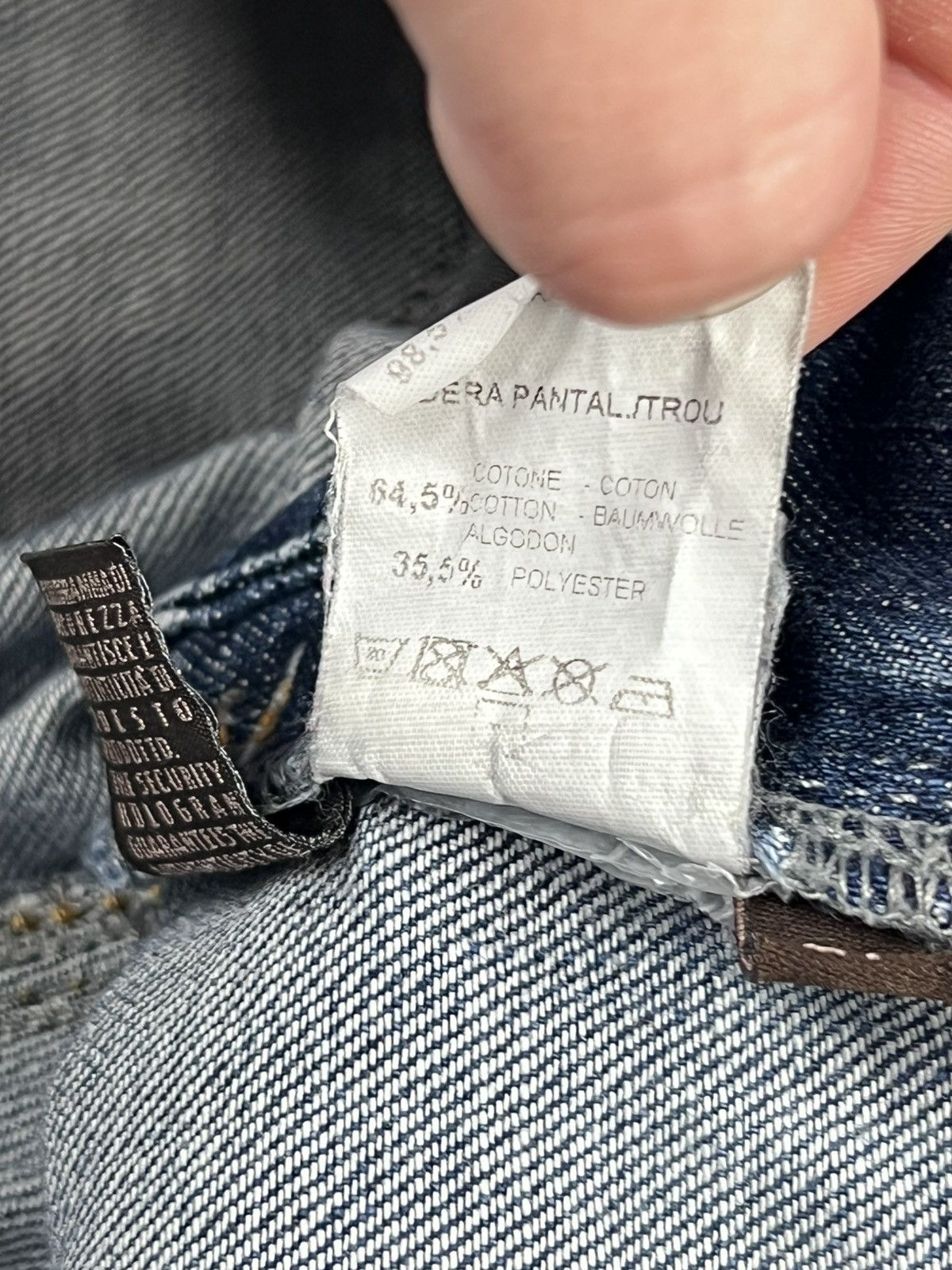 Japanese Brand × Roberto Cavalli × Vintage Avant Garde Japanese Denim Roberto Cavalli Y2k Classic Style Size 27" / US 4 / IT 40 - 9 Thumbnail