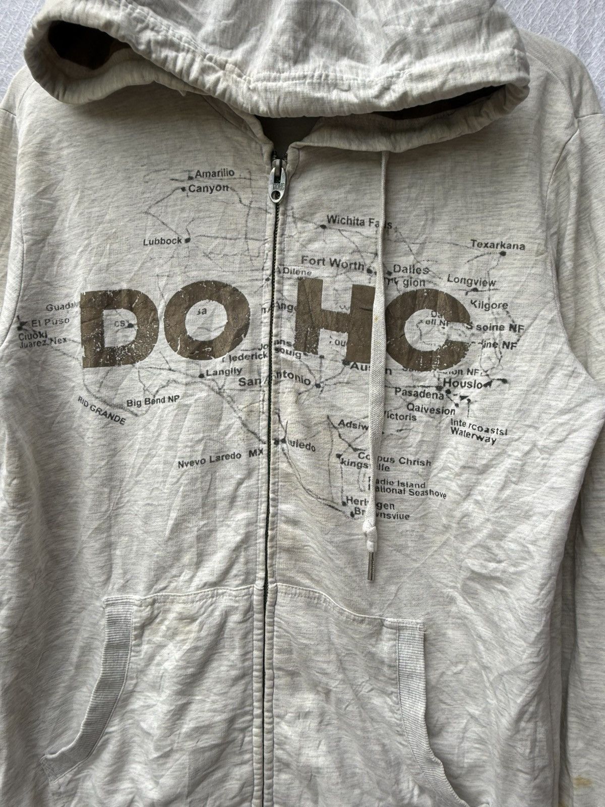 Japanese Brand DOHC REVOLUTION POEM GRAPHIC ZIPPER HOODIE Size US L / EU 52-54 / 3 - 2 Thumbnail