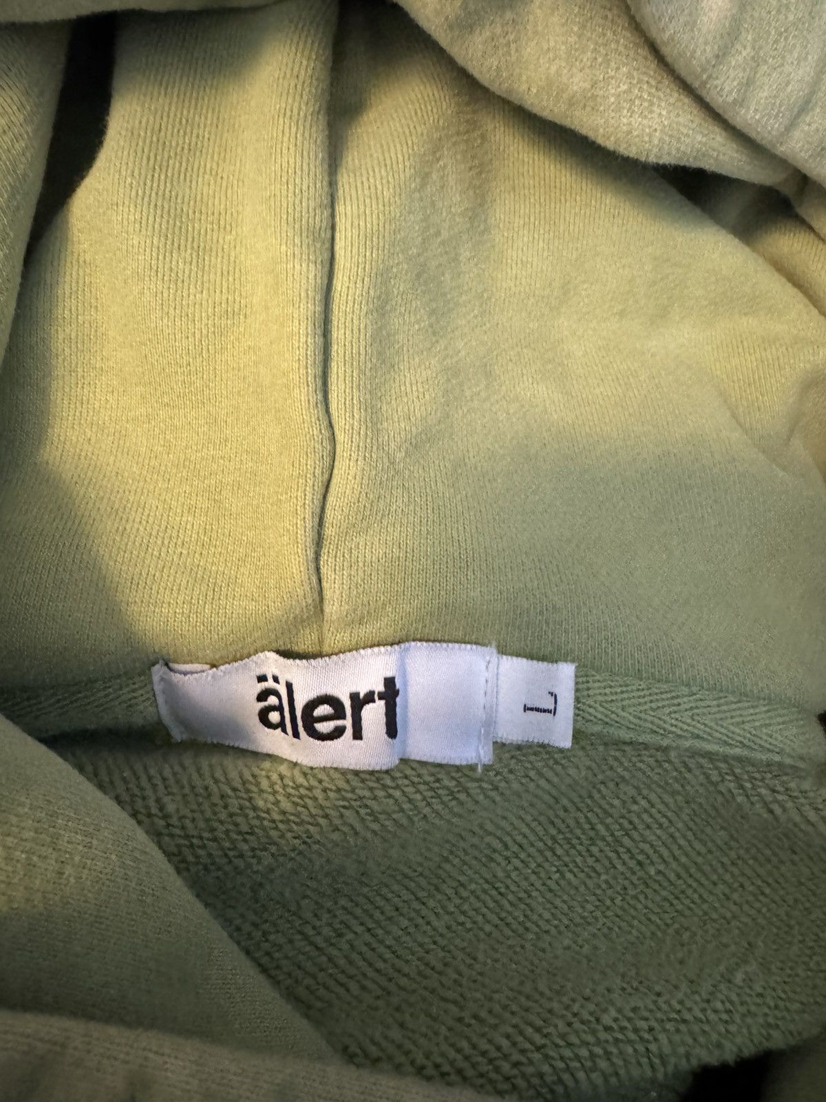 Other Lime green faded type hoodie, ALERT hoodie Size US L / EU 52-54 / 3 - 3 Thumbnail
