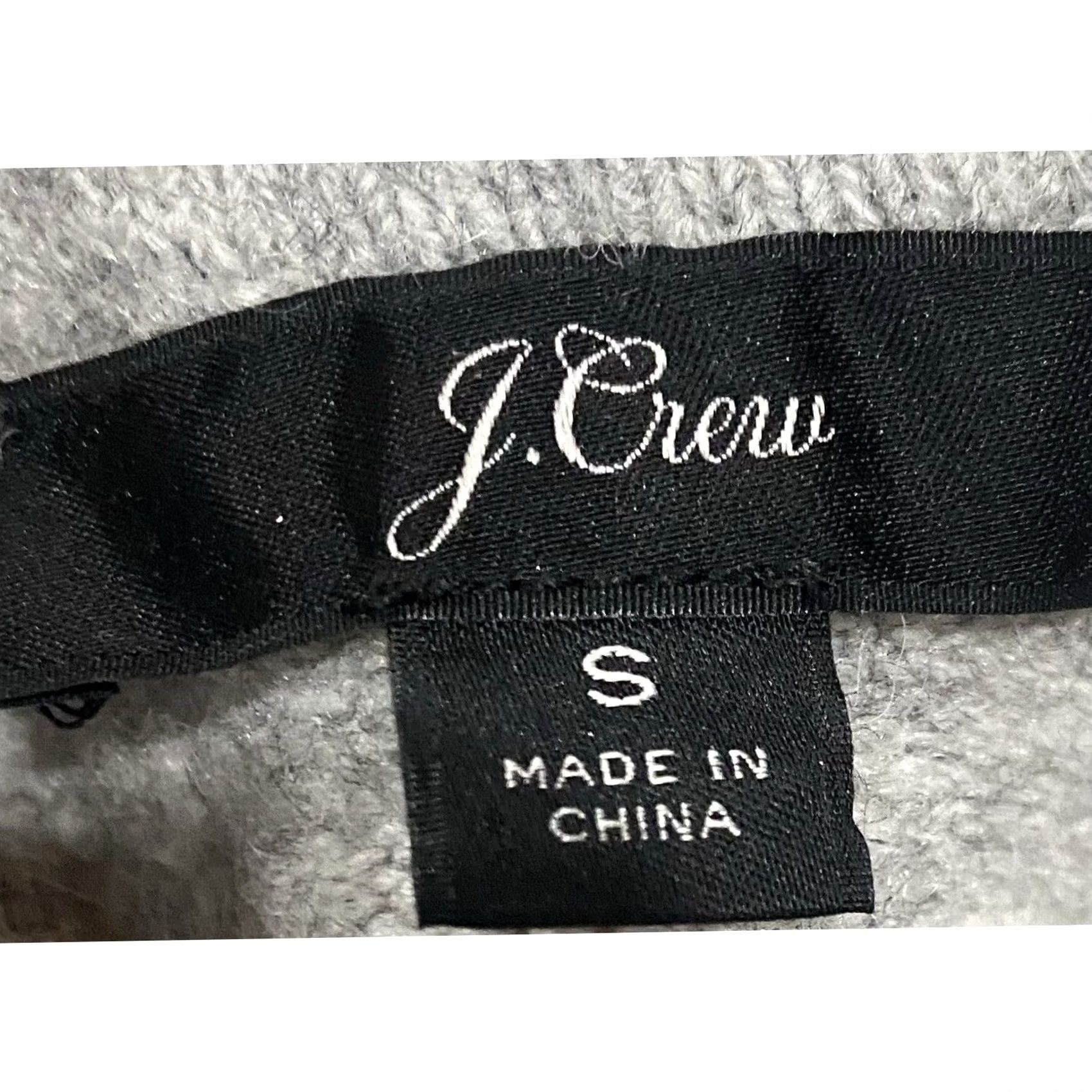 J.Crew J.Crew Sweater Crewneck Gathered Gray Supersoft Yarn Pullover Size S Women’s Long Sleeve Wool Alpaca Nylon Spandex Crew Neck Pullover Size S / US 4 / IT 40 - 7 Thumbnail