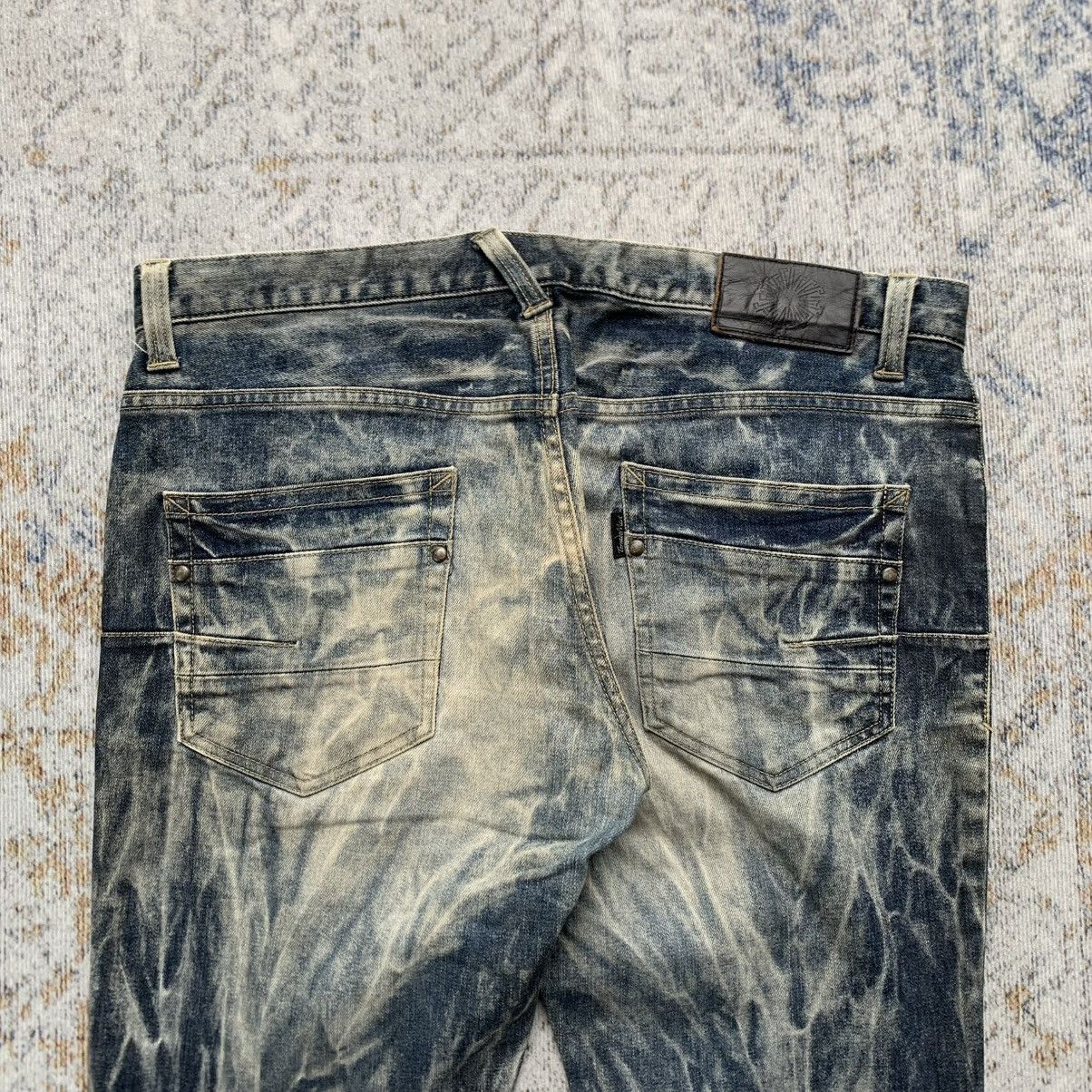 Tornado Mart Rare 2000s Tornado Mart Flared Acid Mudwash Jeans Size US 34 / EU 50 - 2 Thumbnail