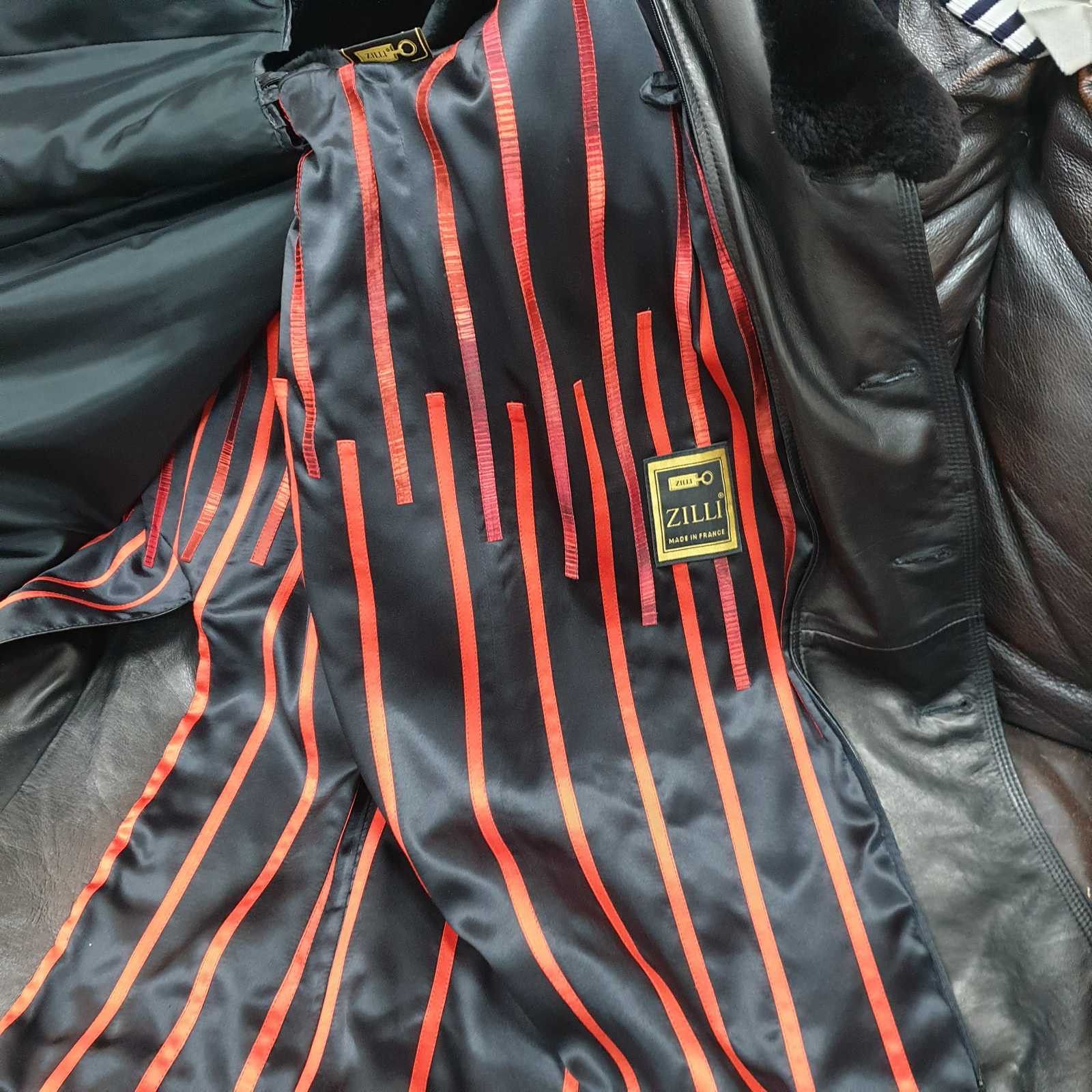 Zilli Zilli leather coat sz. 64 (3XL) Size US XXL / EU 58 / 5 - 10 Thumbnail