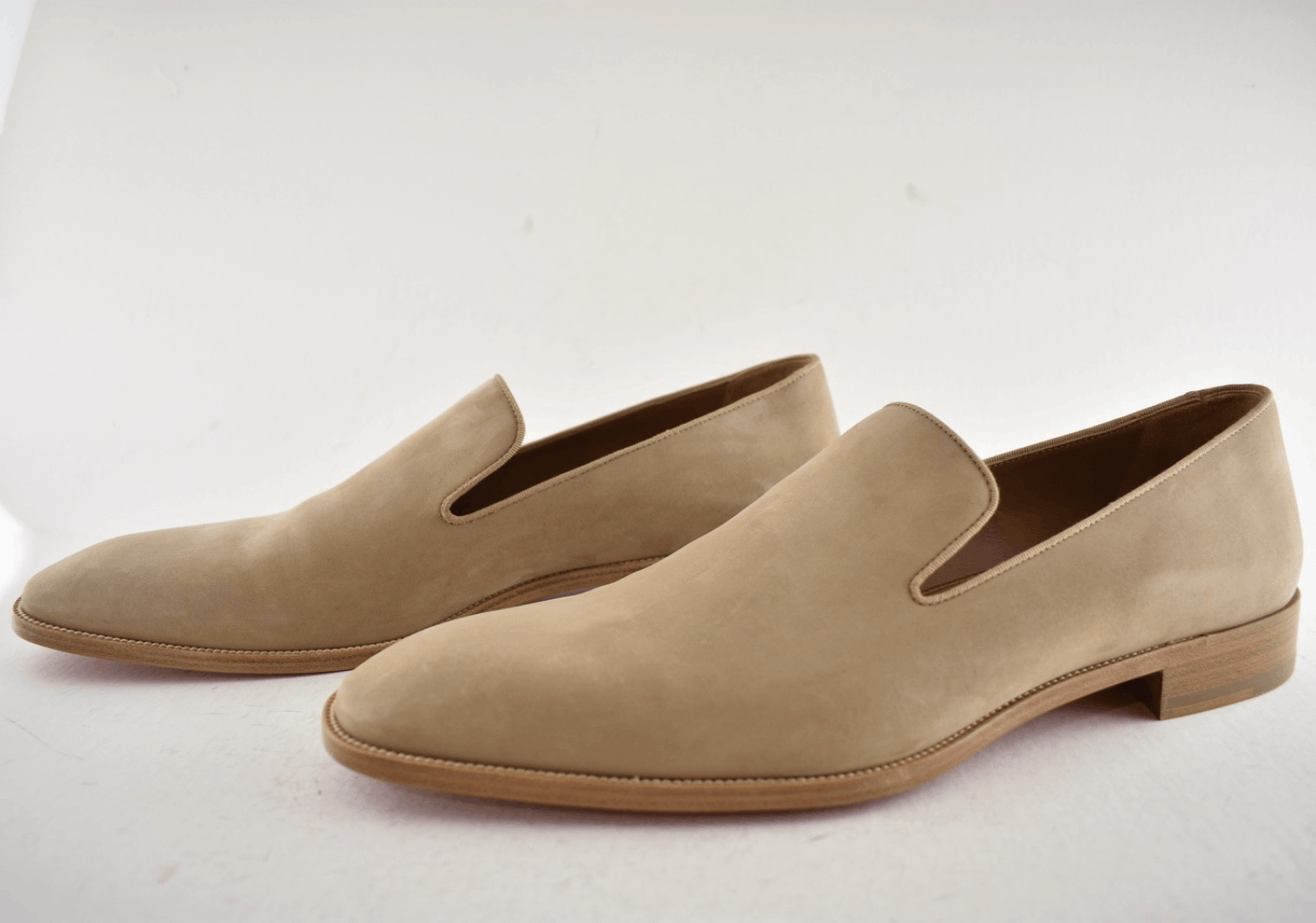 Christian Louboutin Mens Danny Flex Flat Lionne Beige Calf Dress Loafer 42 9 Size US 9 / EU 42 - 13 Thumbnail