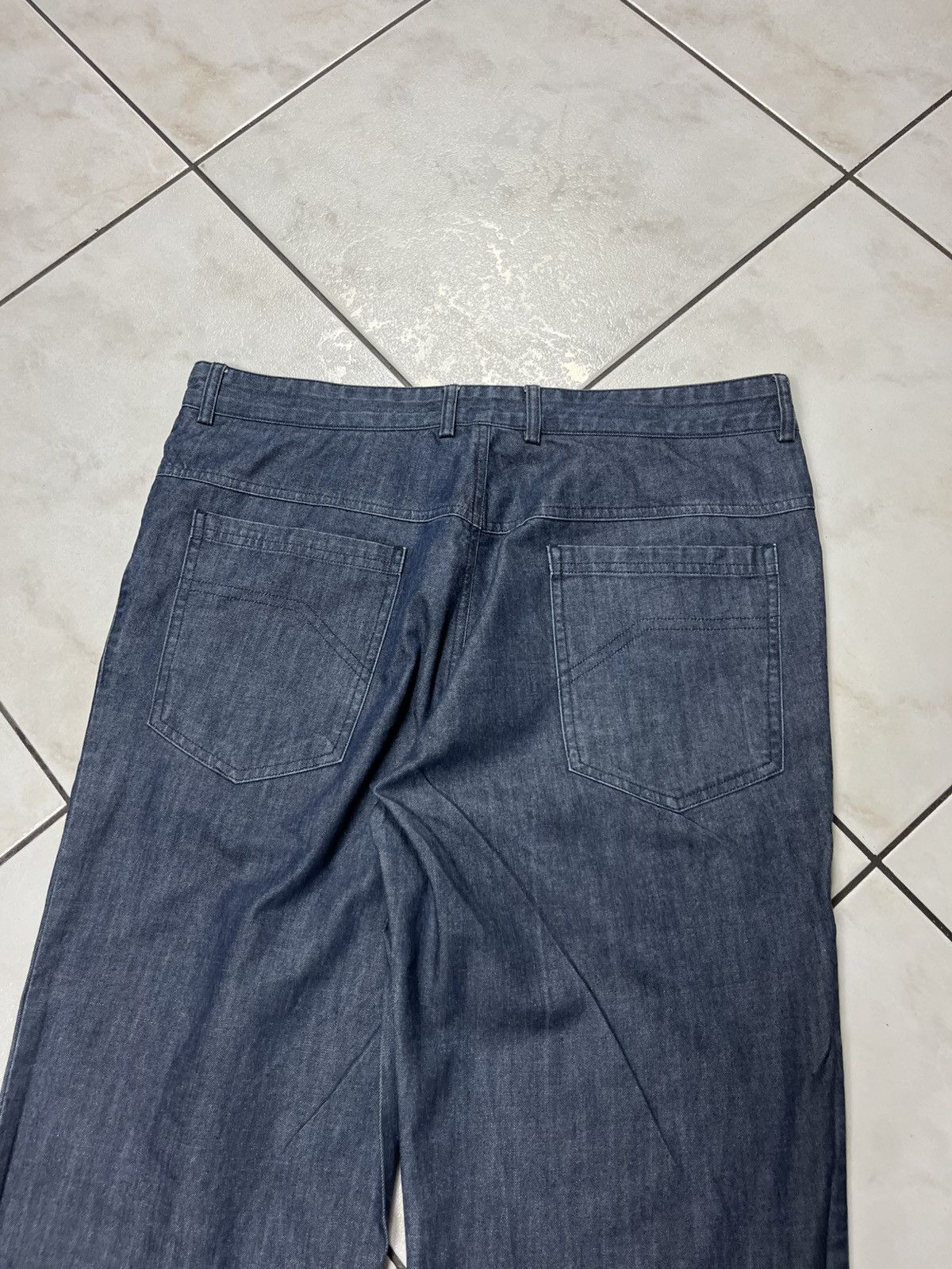 Designer × Mugler × Thierry Mugler Vintage Thierry Mugler men denim jeans pants alien goth dark Size US 34 / EU 50 - 15 Thumbnail