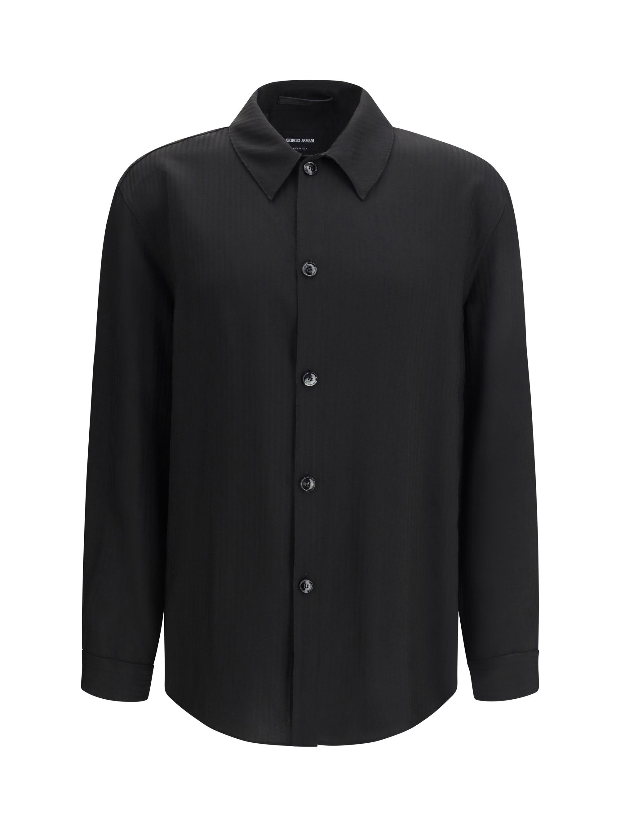 Giorgio Armani Chevron viscose twill Shirt Size US L / EU 52-54 / 3 - 1 Thumbnail