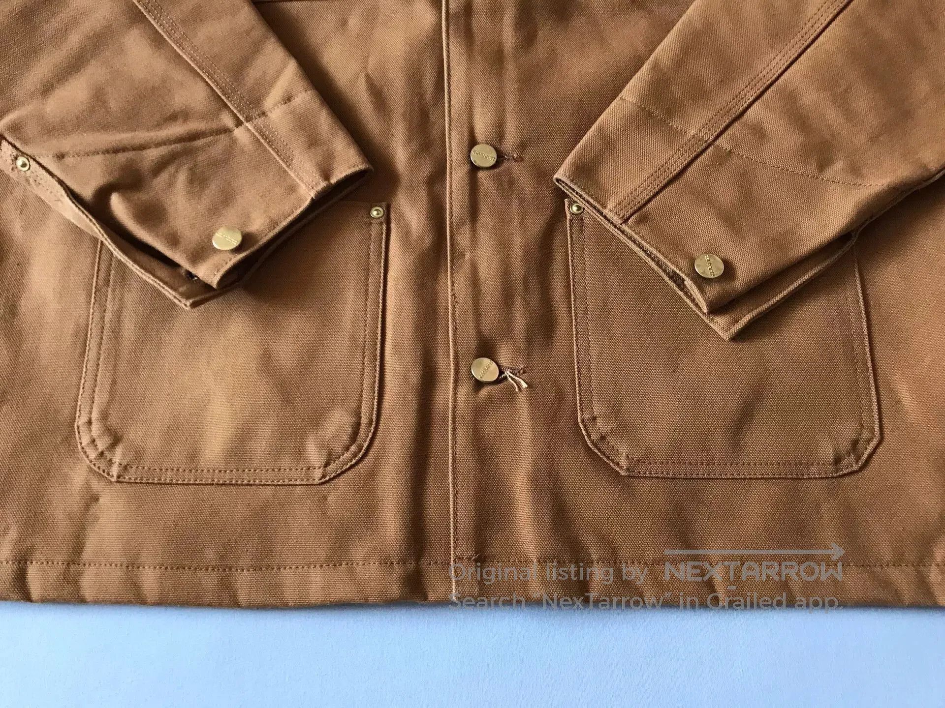 Carhartt Carhartt C001 Brown Canvas Work Jacket. Size US L / EU 52-54 / 3 - 6 Thumbnail