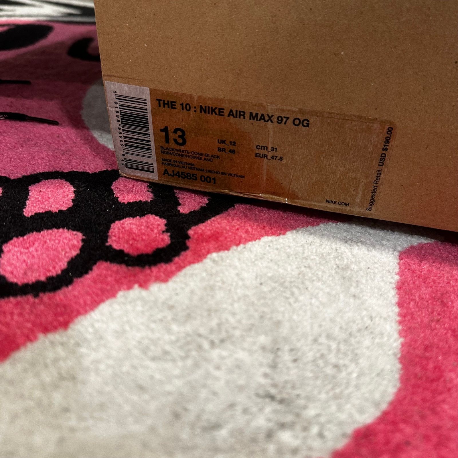 Nike × Off-White Nike Air Max 97 Off-White Black – Size 13 – Gently Used Size US 13 / EU 46 - 3 Thumbnail