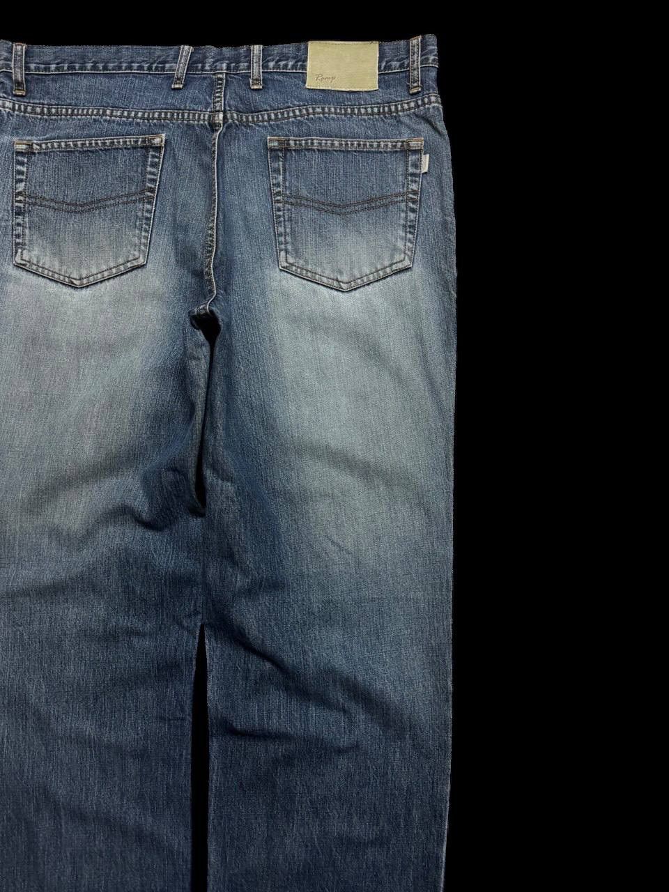 Japanese Brand WAIST-37 BAGGY Japanese Insane Mudwash Distressed Denim Jean Size US 37 - 17 Thumbnail