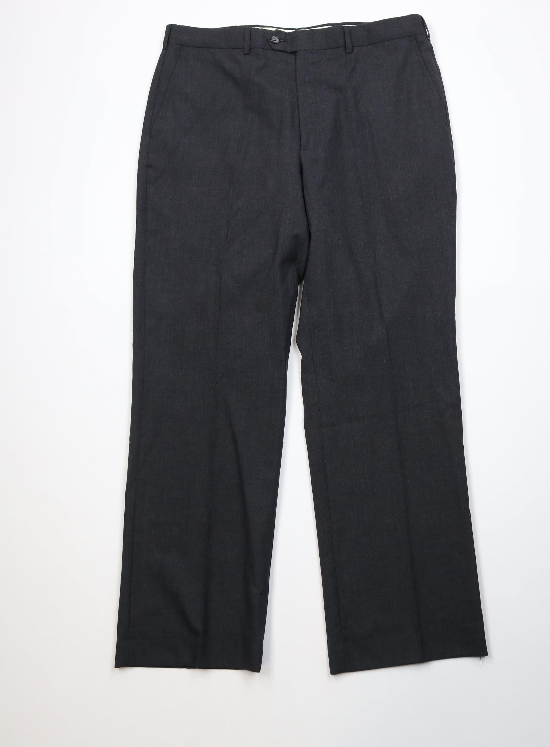 Vintage Vintage 90s Streetwear Wool Knit Wide Leg Chino Pants Gray Size US 38 / EU 54 - 1 Thumbnail