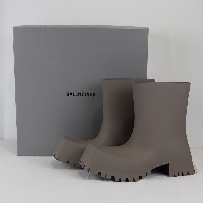 Balenciaga o1rshd1 Q:2 / Trooper Boots in Medium Grey Size US 8 / EU 41 - 15 Thumbnail