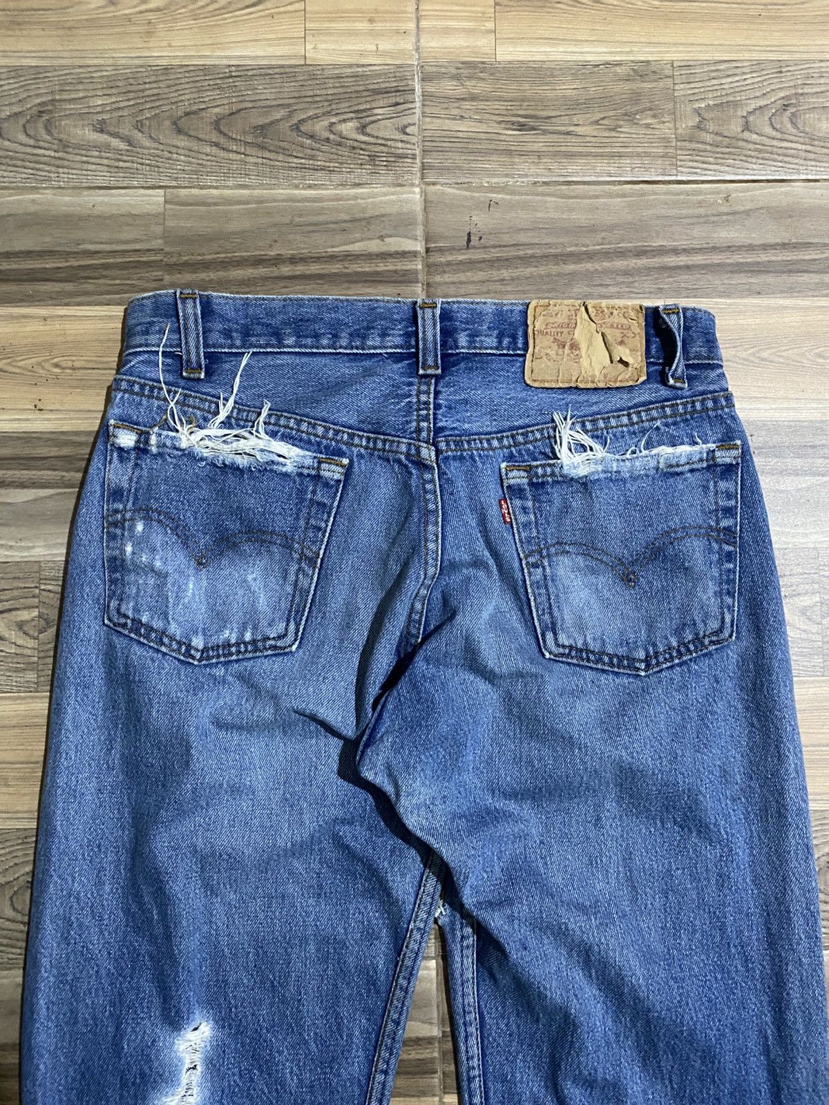 Levi's × Levi's Vintage Clothing × Vintage VINTAGE LEVIS 501 365 DISTRESSED JEANS Size US 29 - 13 Thumbnail