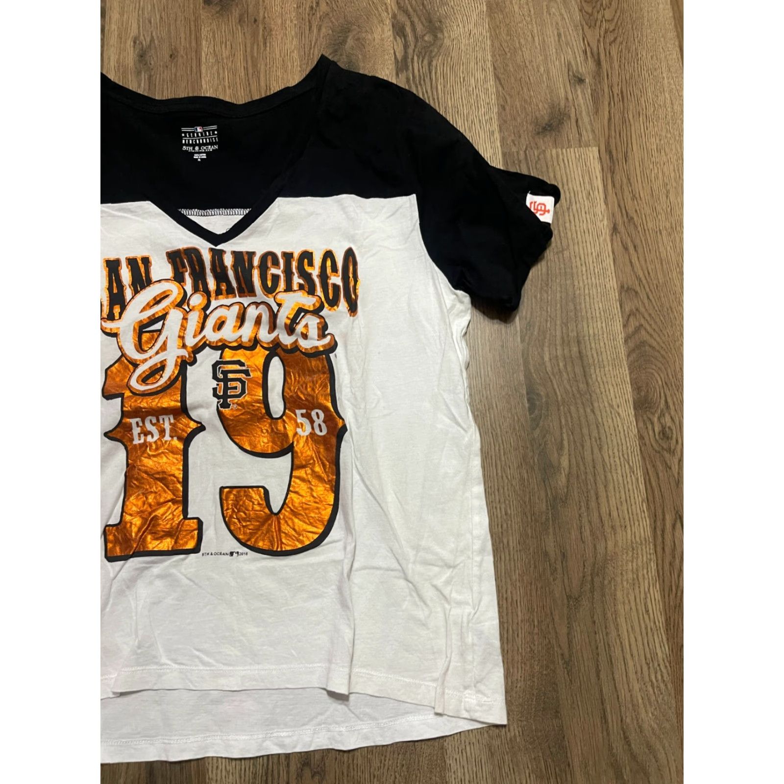 Vintage Genuine Merchandise Shirt Women's XL V-neck San Francisco Giants 1958 Size XL / US 12-14 / IT 48-50 - 4 Thumbnail