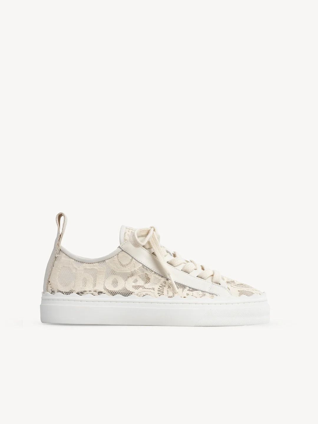 Chloe o1loc1c1024 Lauren Sneakers in White Size US 10 / IT 40 - 1 Thumbnail