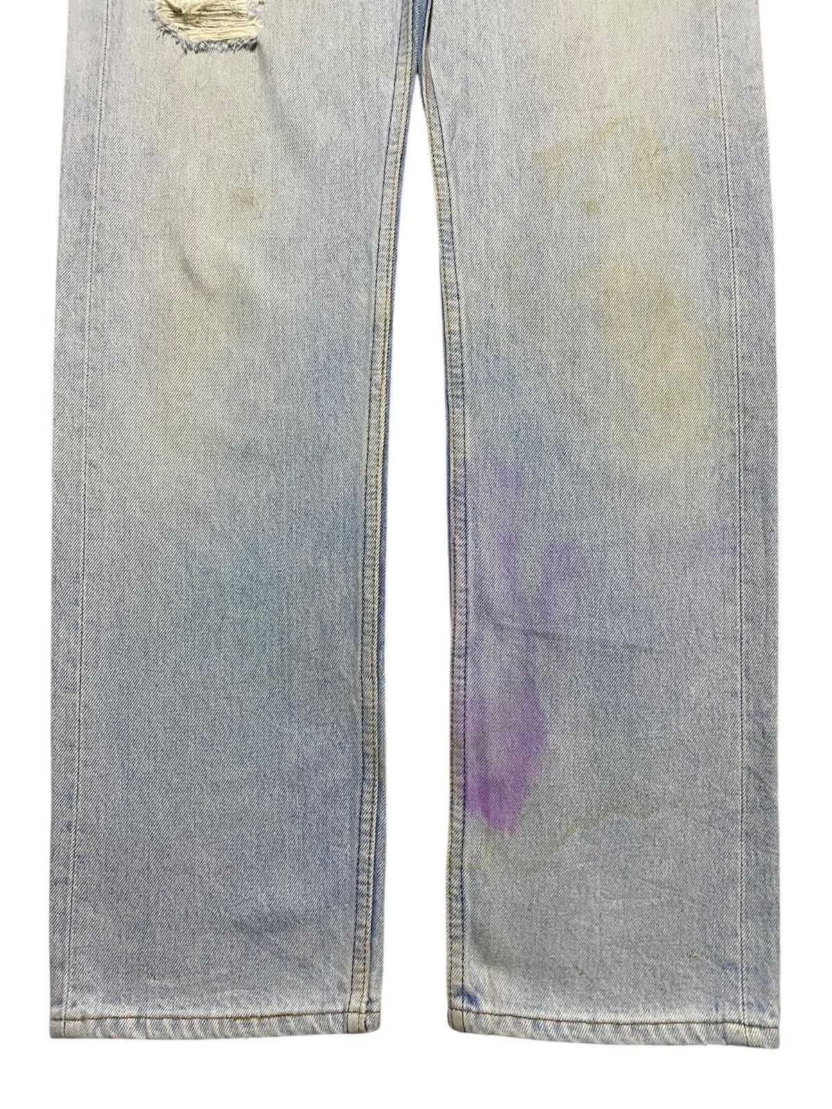 Levi's Vintage Clothing Vintage Levis 501 80s Grunge Distressed Loose Jeans Size US 29 - 5 Thumbnail