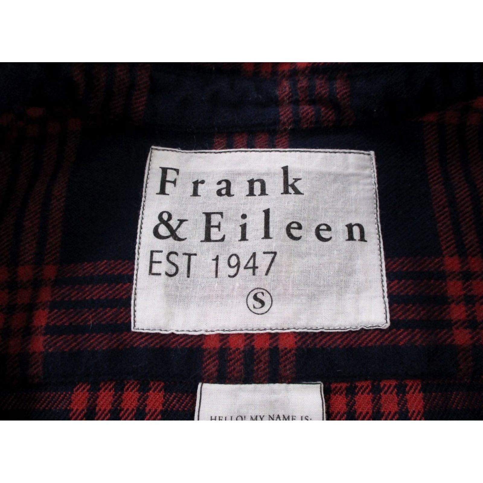 Frank & Eileen Frank Eileen Shirt Womens S Red Blue Plaid Flannel Casual Oversized Loose Size S / US 4 / IT 40 - 6 Thumbnail