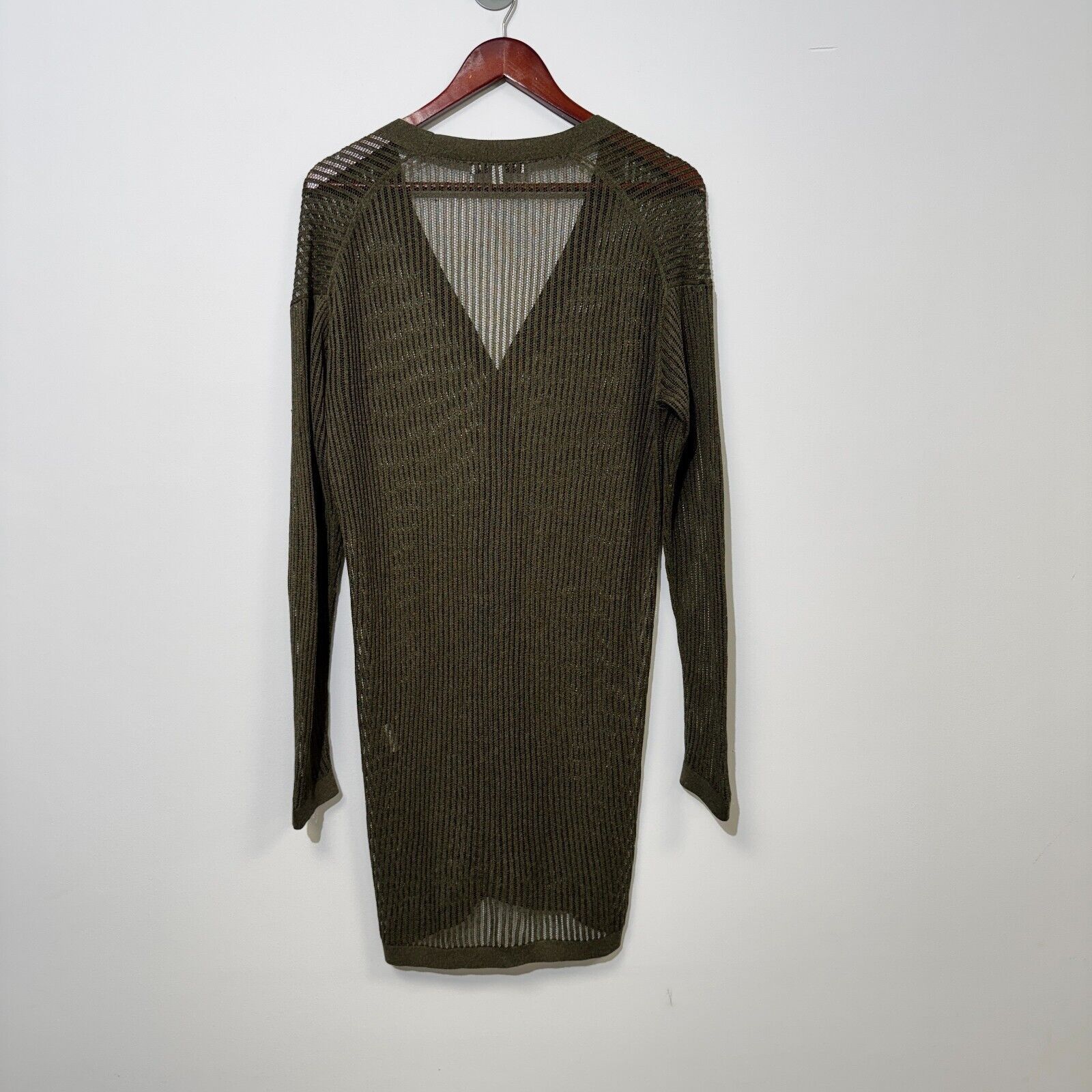 Vintage Vintage Ines De La Fressange Green Viscose Cardigan Size L Size US L / EU 52-54 / 3 - 6 Thumbnail