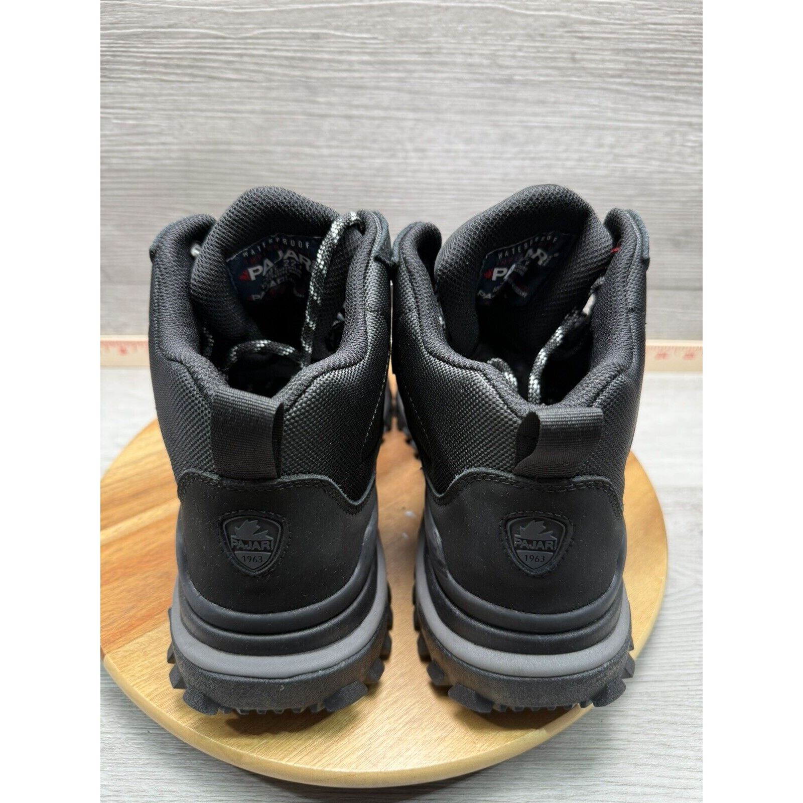 Pajar PAJAR Men's Fireburst Front Lace Black Nubuck Boots.Mens 11 Size US 11 / EU 44 - 6 Thumbnail