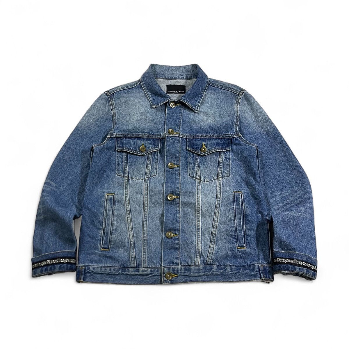 Number (N)ine Number Nine Trucker Denim Jacket Size US S / EU 44-46 / 1 - 5 Thumbnail