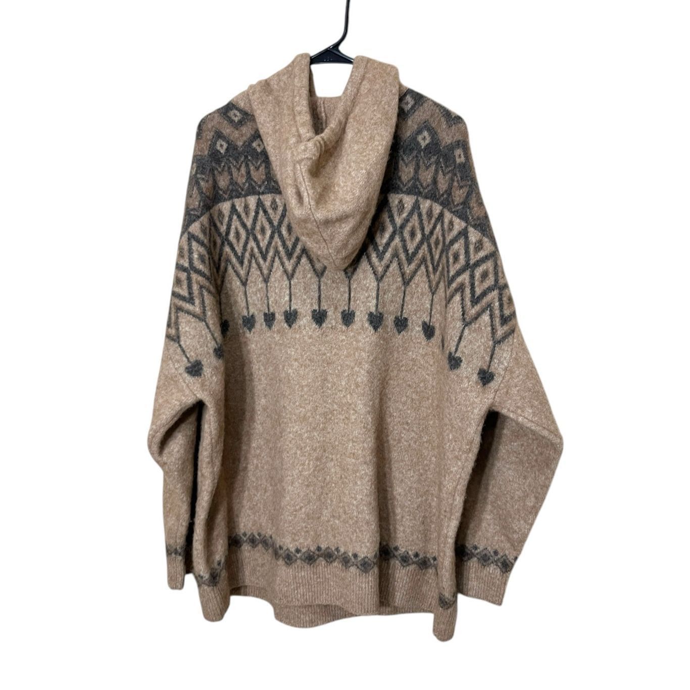 Zara Zara Wool Blend Oversized Hooded Sweater Size M-L Size L / US 10 / IT 46 - 6 Thumbnail
