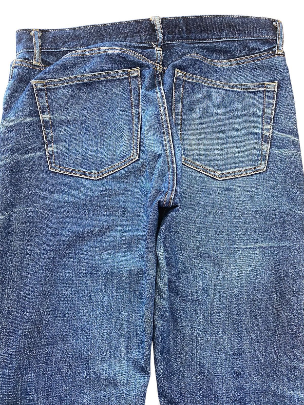 Uniqlo Uniqlo X Selvedge Faded Wash Straight Leg Jeans Size US 33 - 4 Thumbnail