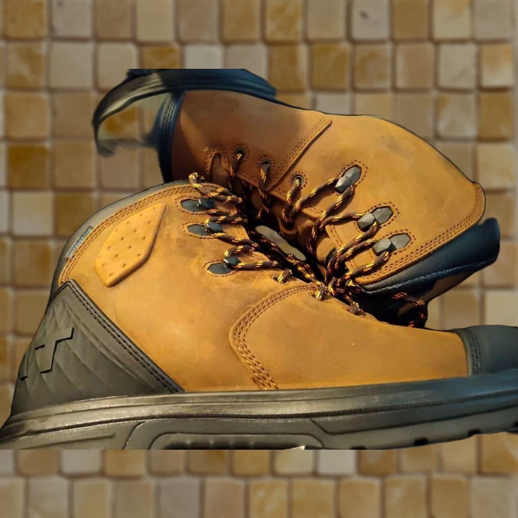 Ariat VINTAGE ARIAT MEN'S TURBO OUTLAW 6" H20 BROWN ROUND SOFT WATERPROOF BOOTS 11 Size US 11 / EU 44 - 1 Preview