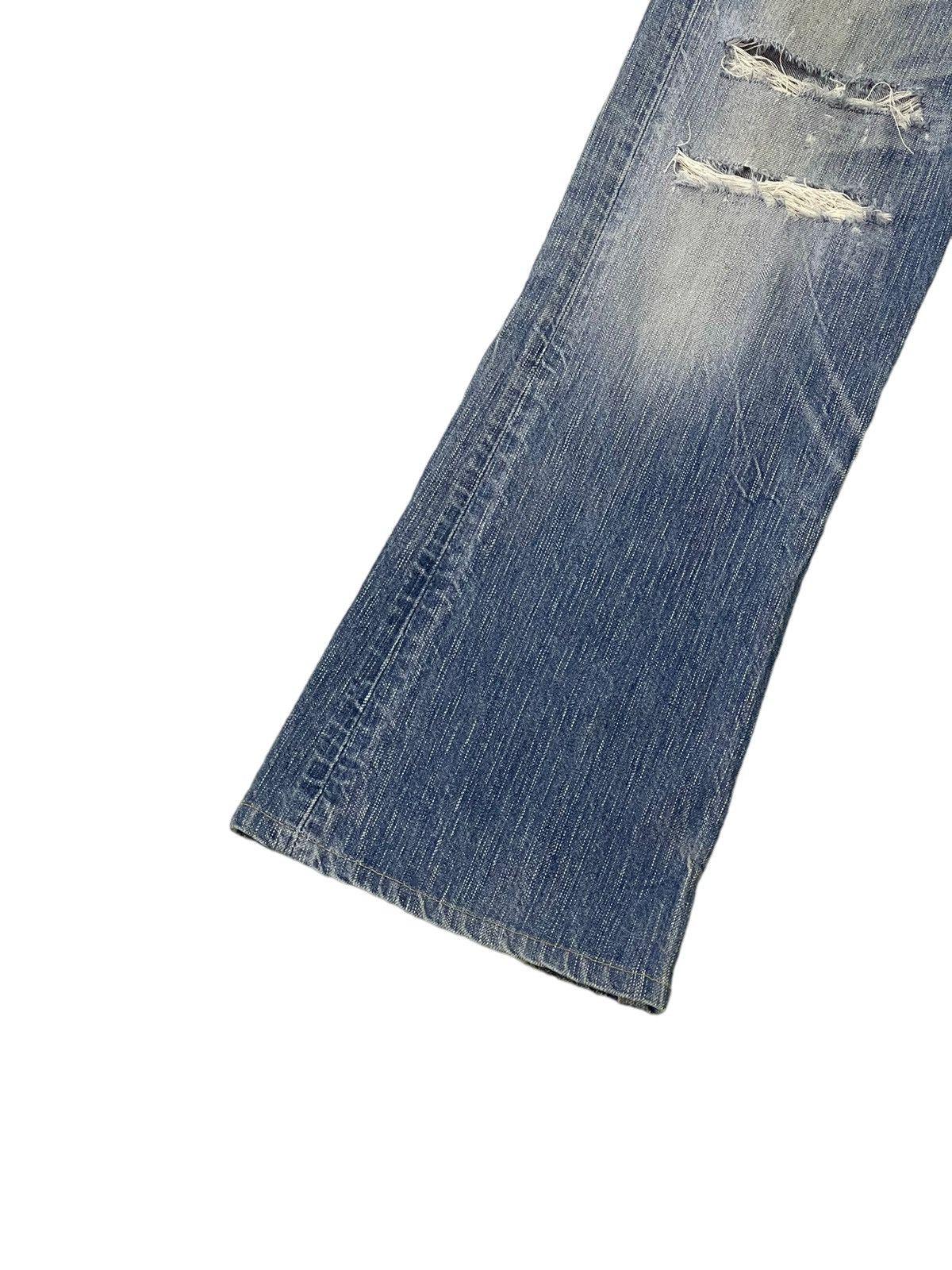 Edwin Flare Jeans Edwin Japan Faded Distress Boot Cut 8🟦0 Size US 30 / EU 46 - 5 Thumbnail