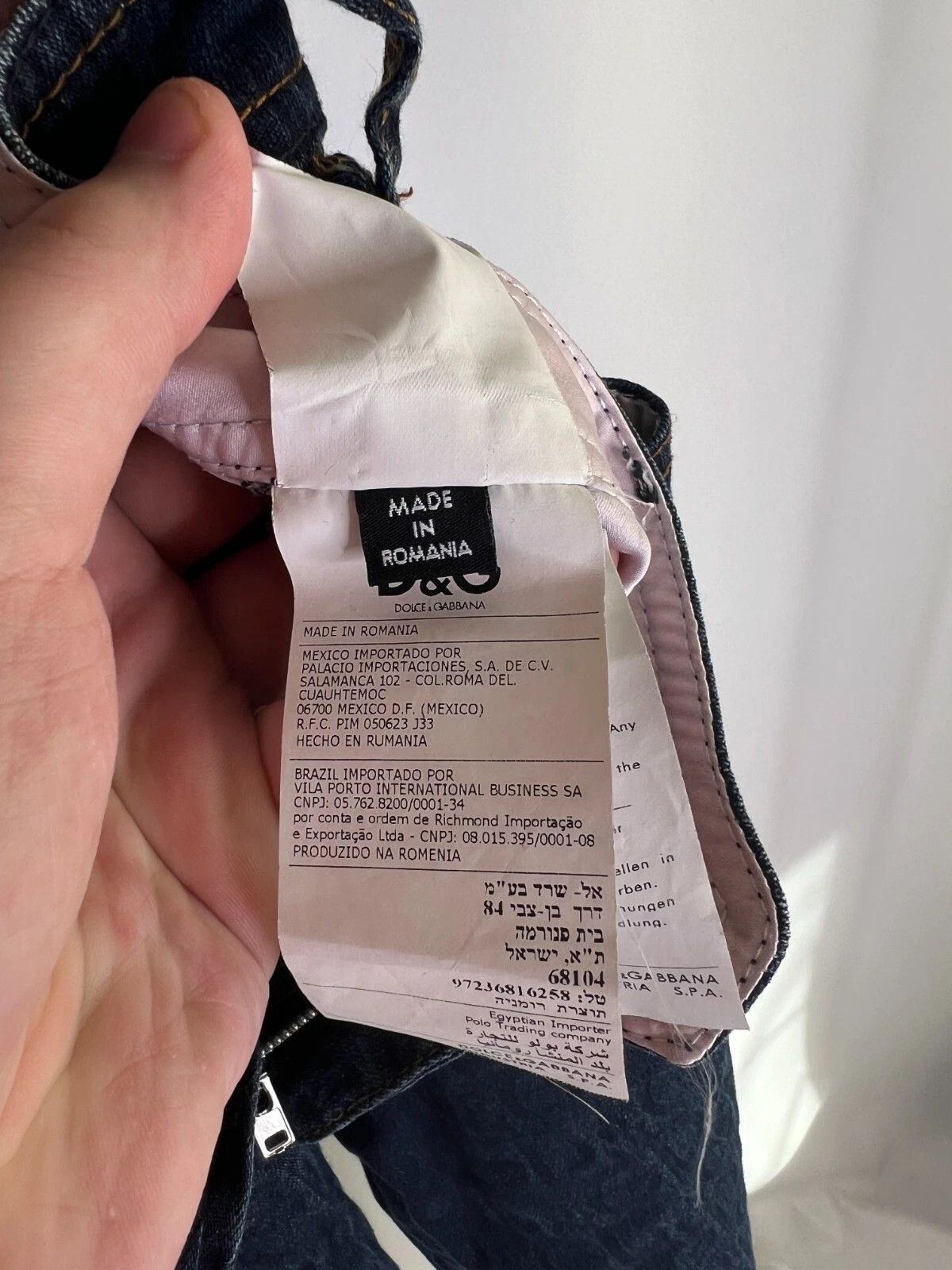 Dolce & Gabbana Vintage Dolce & Gabbana Wonder Y2K Monogram Very Tight Jeans Size 31" - 13 Thumbnail