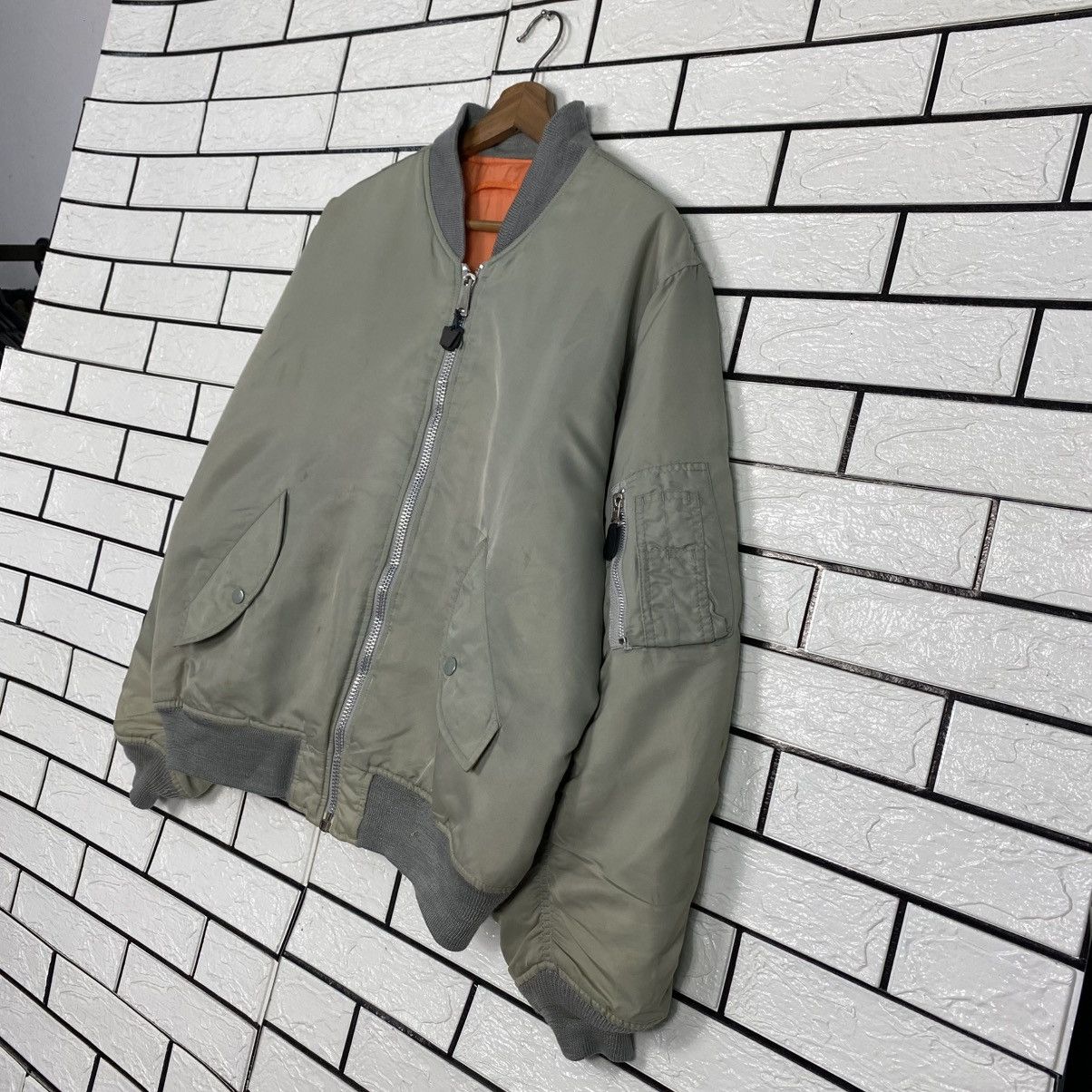 Japanese Brand 📌Vintage Ma-1 Bomber Jacket Military Unbranded Issey Miyake Size US L / EU 52-54 / 3 - 3 Thumbnail