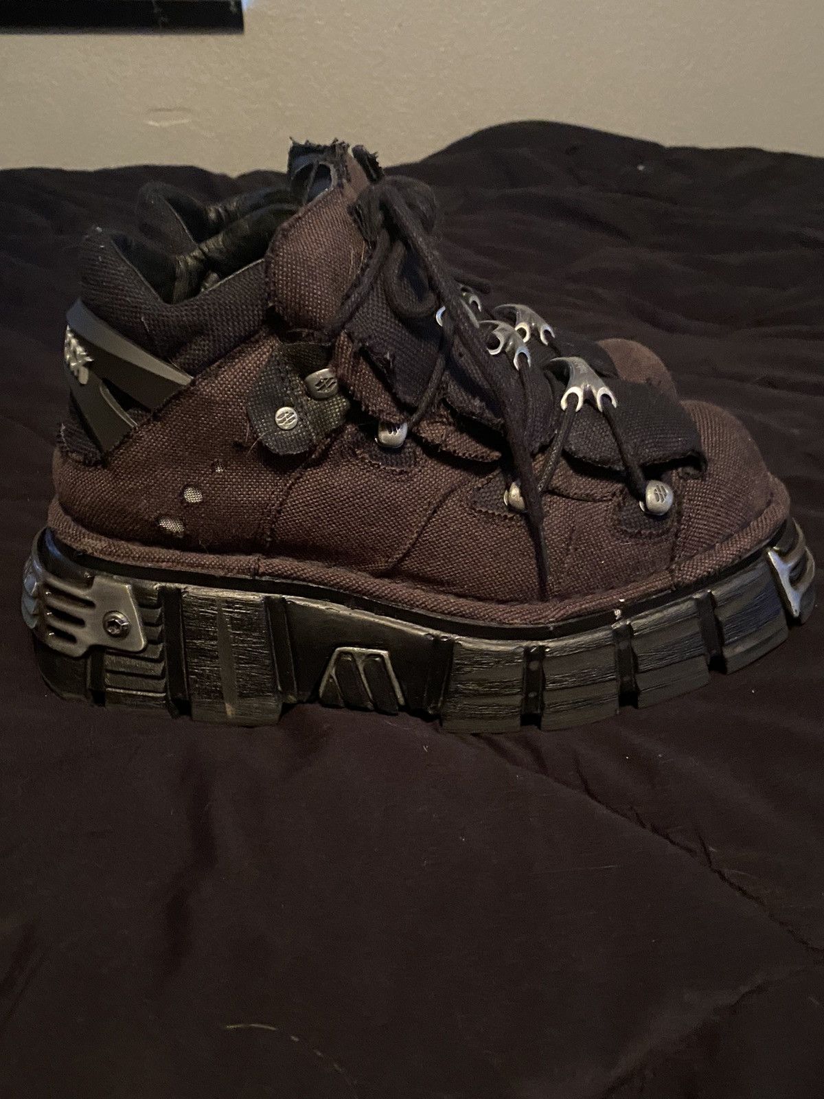 NEWROCK Jaded London Scythe Tower Boots