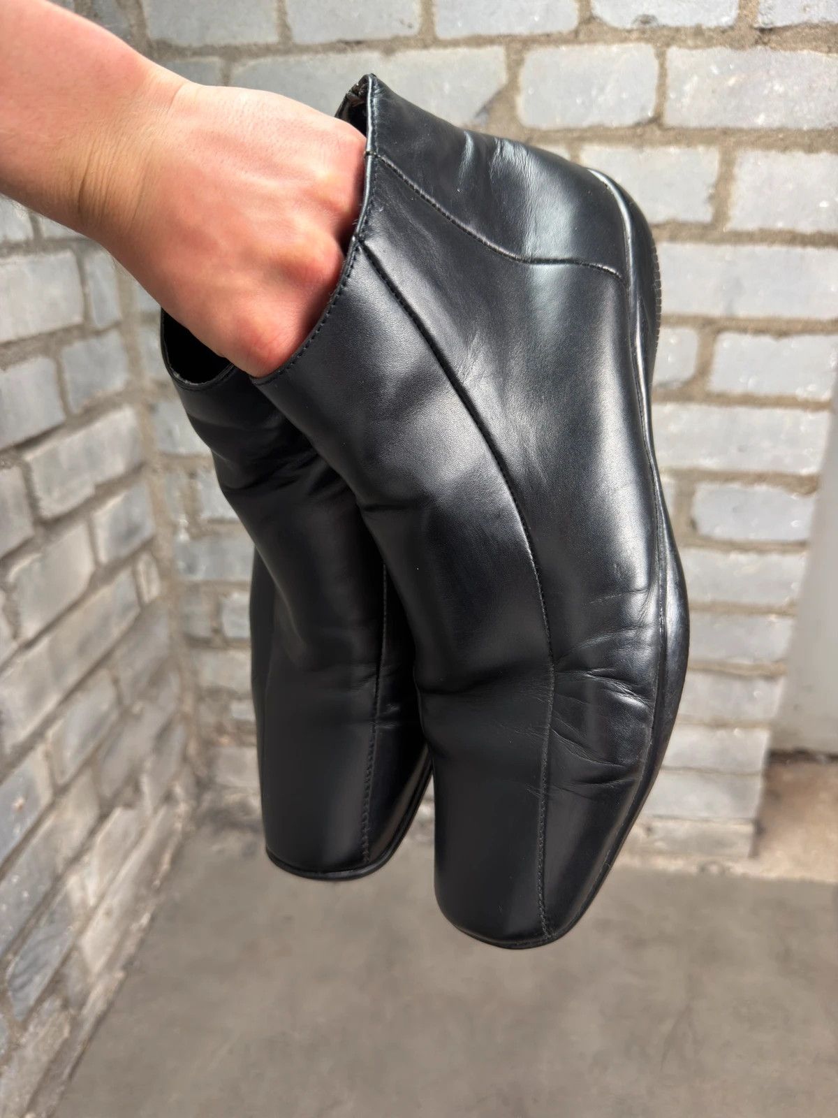 Prada Prada 90’s square toes archive high top leather boots Size US 9.5 / EU 42-43 - 7 Thumbnail