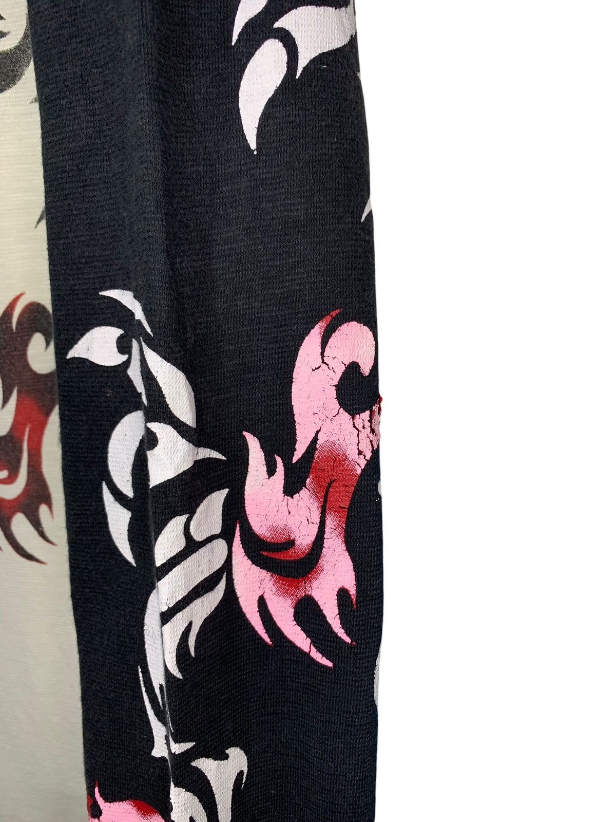 Vintage 2000s DBLD JAPAN tribal dragon tattoo sukajan longsleeve Size US L / EU 52-54 / 3 - 8 Thumbnail