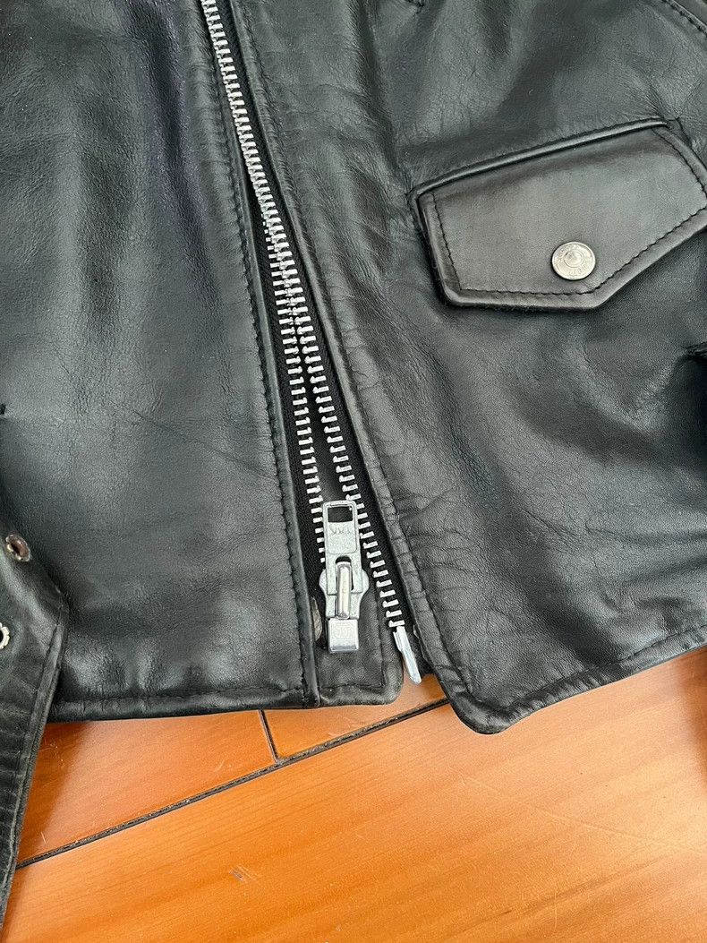 Schott Schott 618 Leather Jacket Size US XXS / EU 40 - 6 Thumbnail