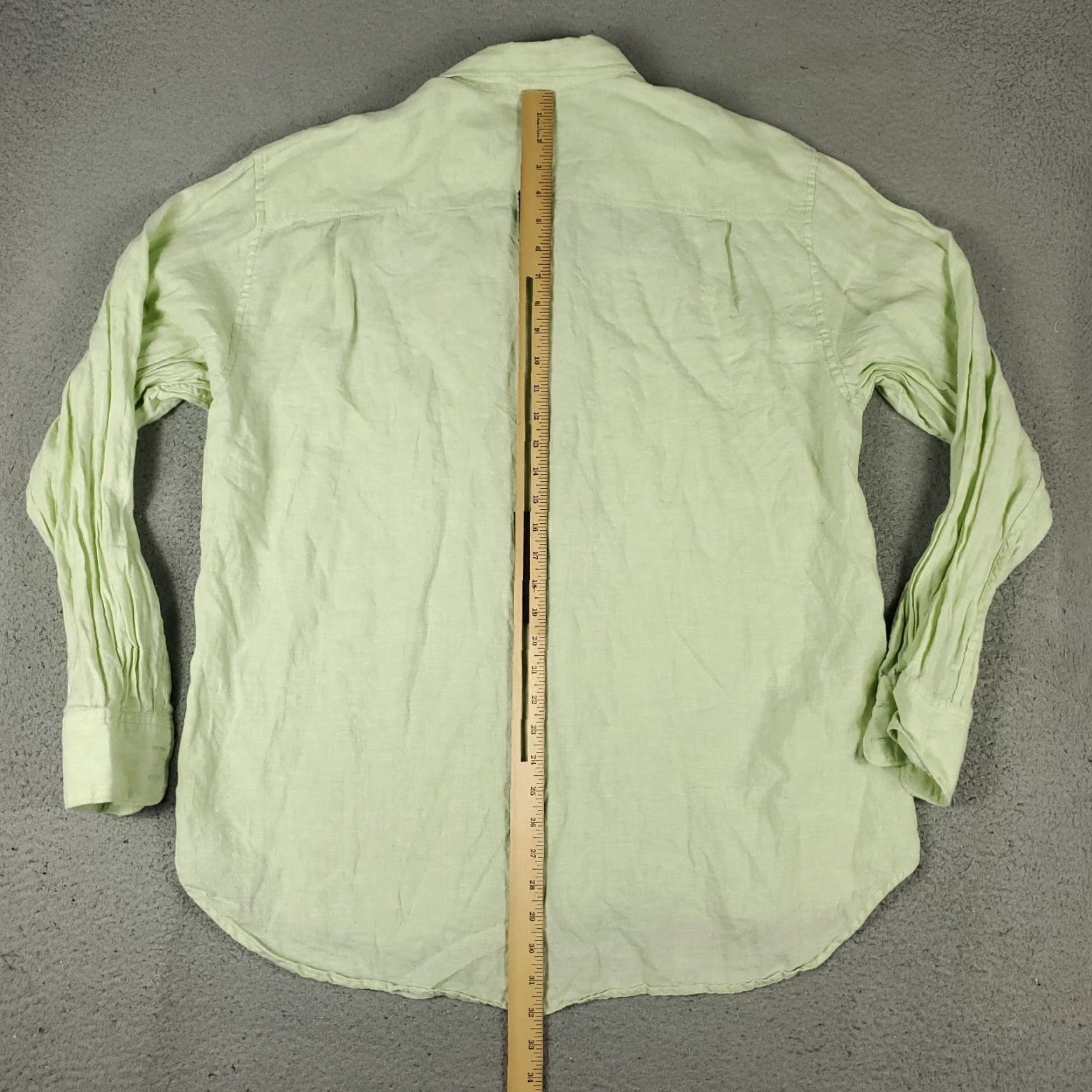 Tommy Bahama Tommy Bahama Shirt Mens XL Green Linen Button-Up Long Sleeve Shirt - Button Up, Linen, Green, Tommy Bahama, Mens, XL Size US XL / EU 56 / 4 - 3 Thumbnail
