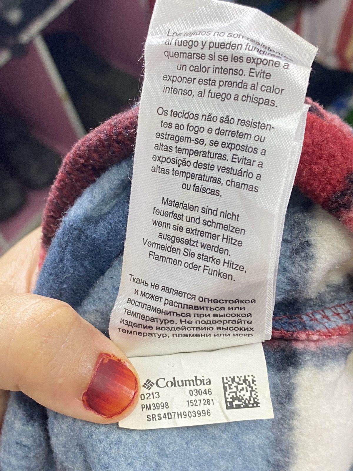 Columbia × Flannel Columbia Sportwear Company fleece sweater Size US XL / EU 56 / 4 - 19 Thumbnail