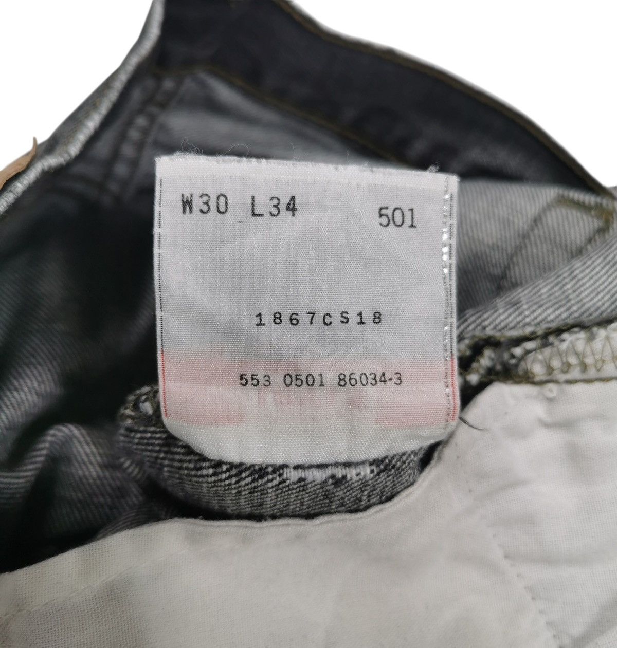 Levi's Vintage Levis 501 Jeans 29x32.5 🟦 Made In USA Size US 29 - 8 Thumbnail