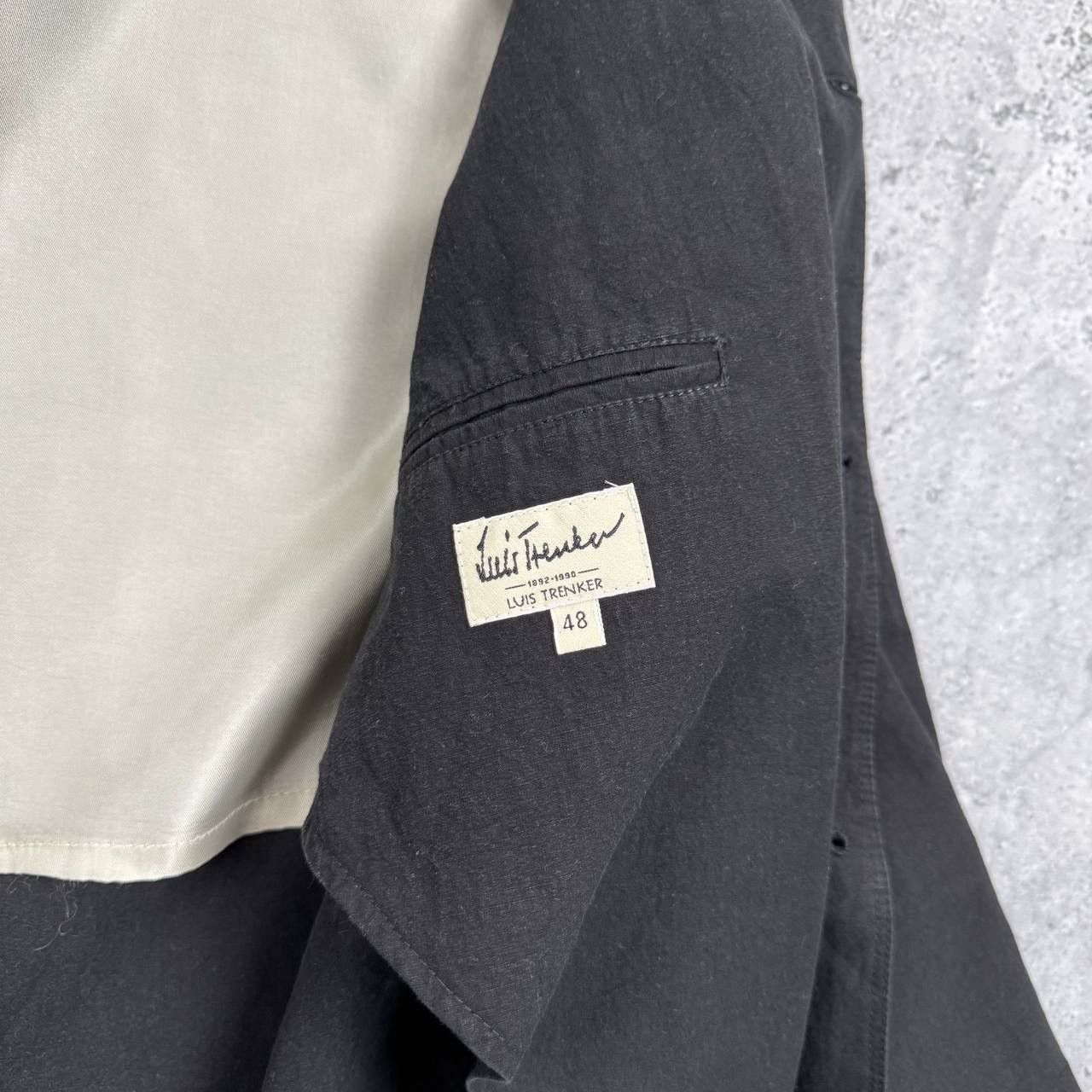 Other Luis Trenker Cotton/ Linen Button-Up Blazer Black Size 48 Size 38R - 22 Thumbnail