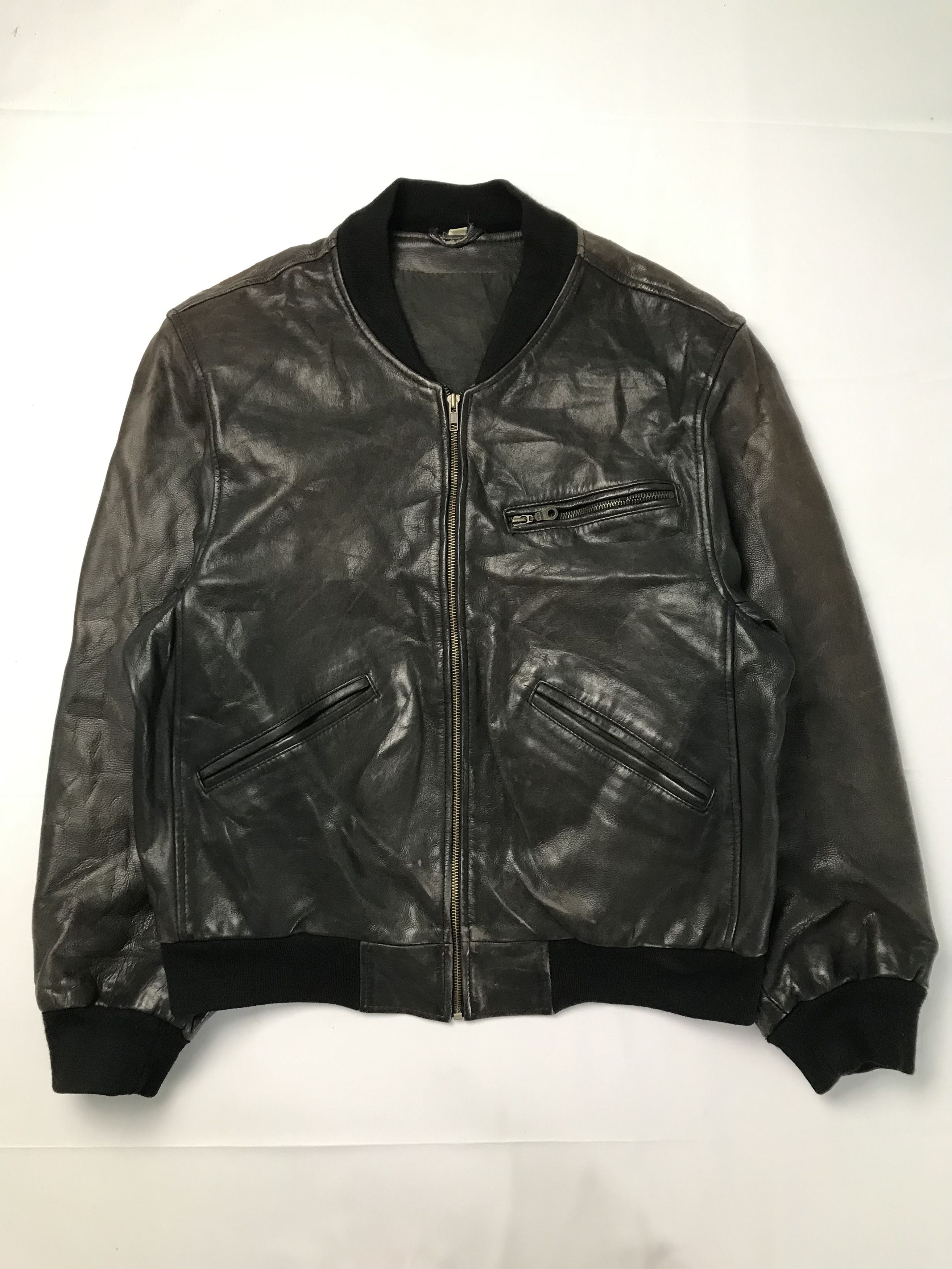 Japanese Brand cowhide leather jacket Size US M / EU 48-50 / 2 - 2 Thumbnail