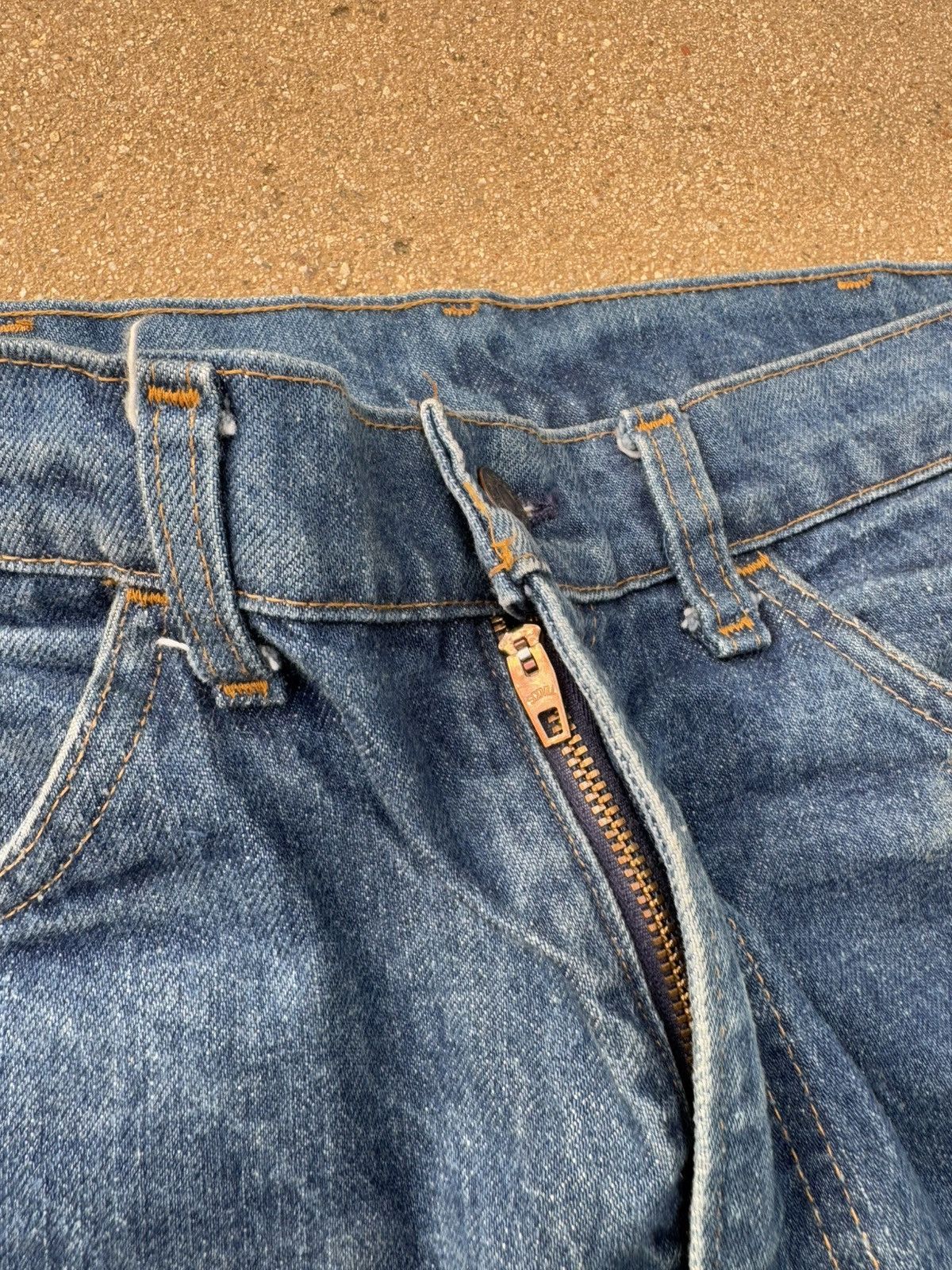 Levi's × Vintage Vtg 70’s Levi’s 646 Orange Tab Bellbottom Flare Jeans 32x29 Size US 32 / EU 48 - 5 Thumbnail