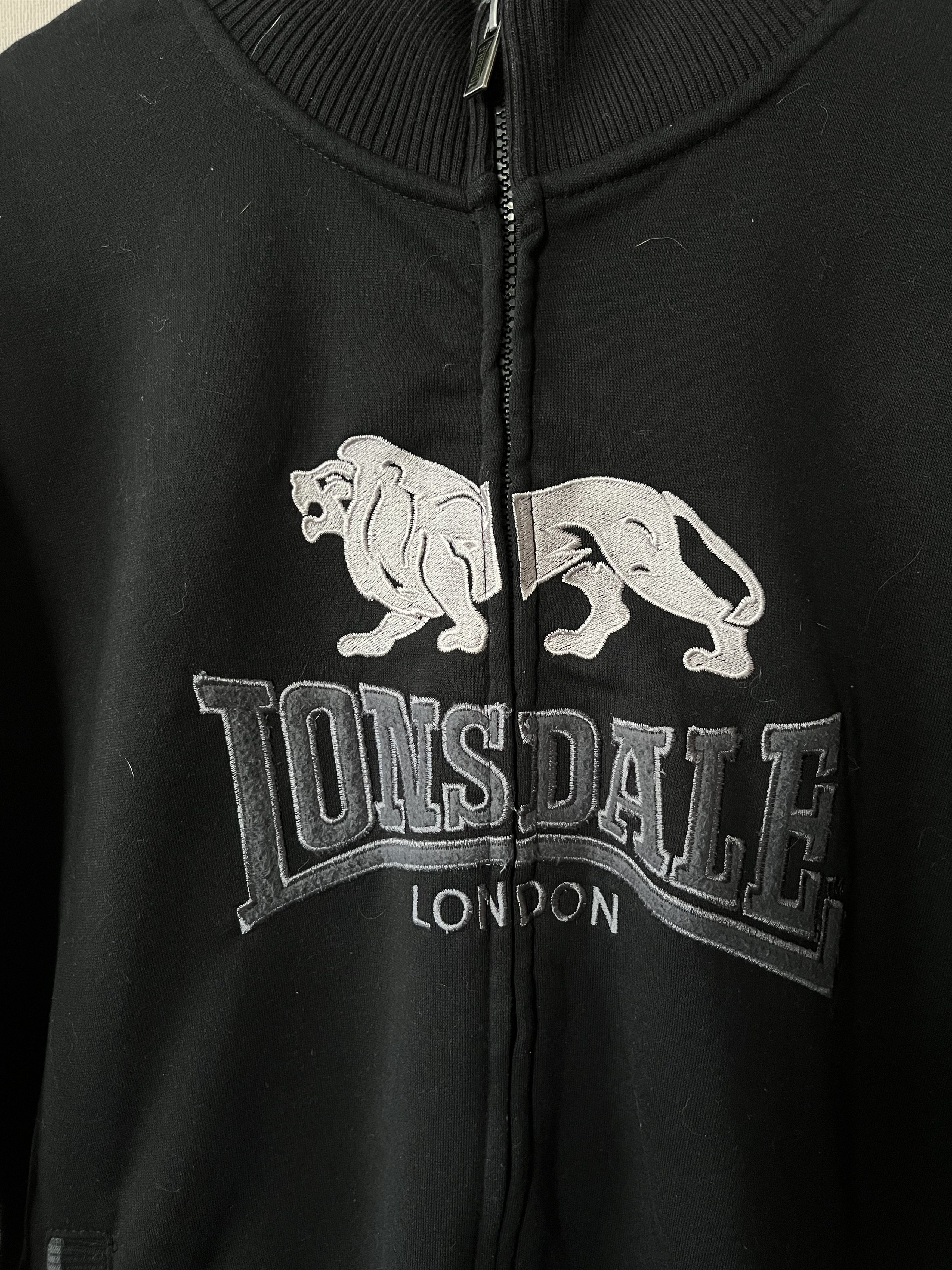 Lonsdale Vintage Lonsdale London Zip Sweatshirt Punk Mod Casuals Y2K Size US M / EU 48-50 / 2 - 2 Thumbnail