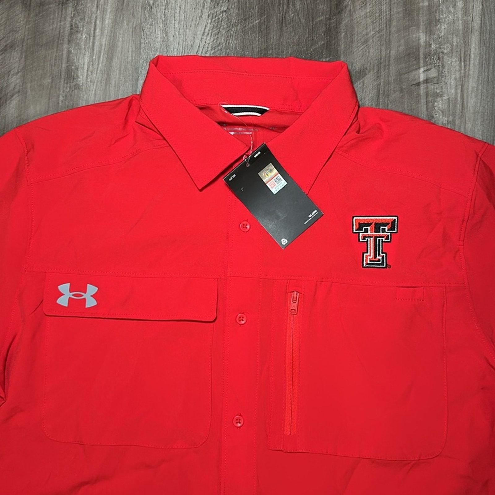 Under Armour Texas Tech Red Raiders Under Armour Motivate Fishing - Small Size US S / EU 44-46 / 1 - 4 Thumbnail