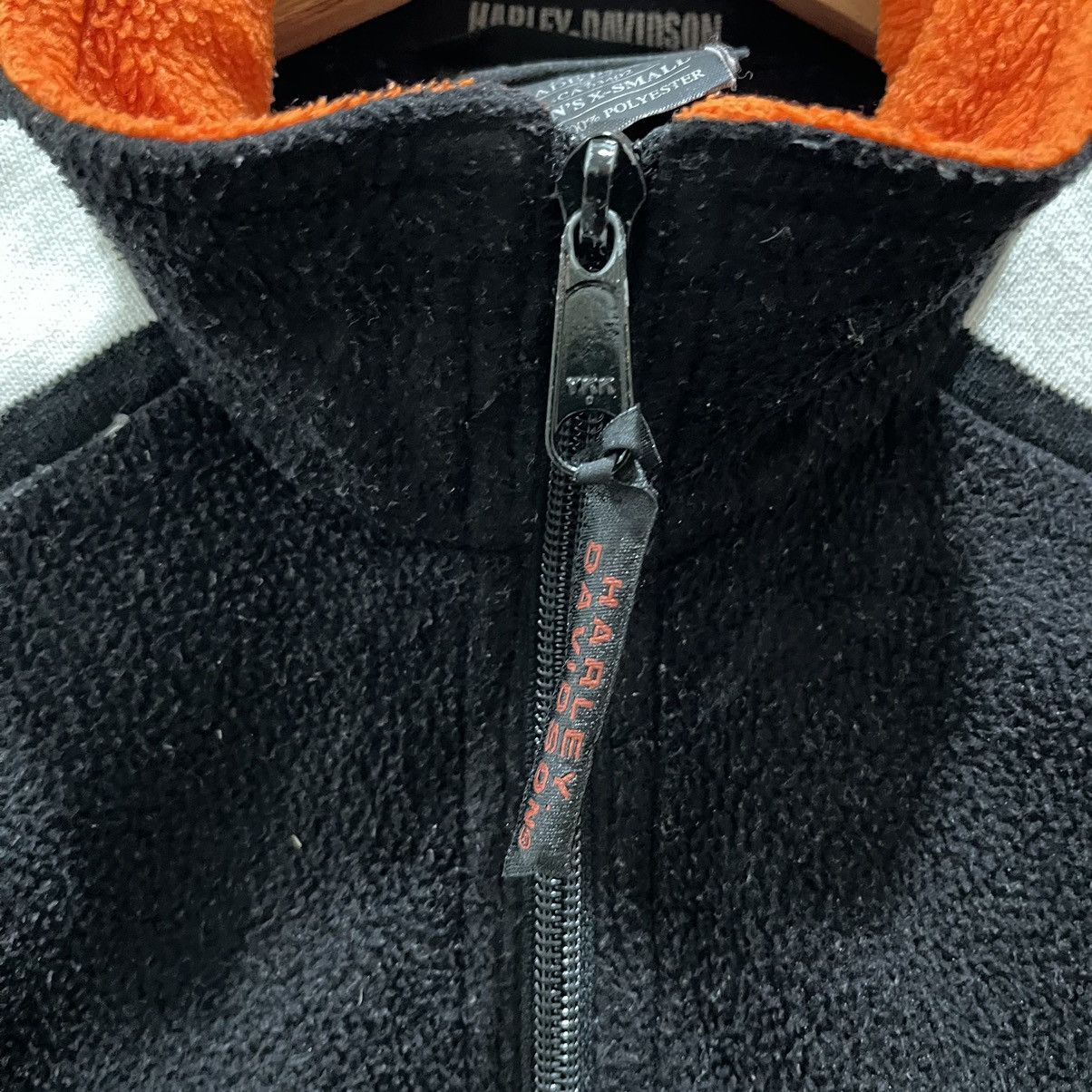Harley Davidson × Vintage Vintage Harley Davidson Made in Usa Half Zipper Jacket Size US S / EU 44-46 / 1 - 11 Thumbnail