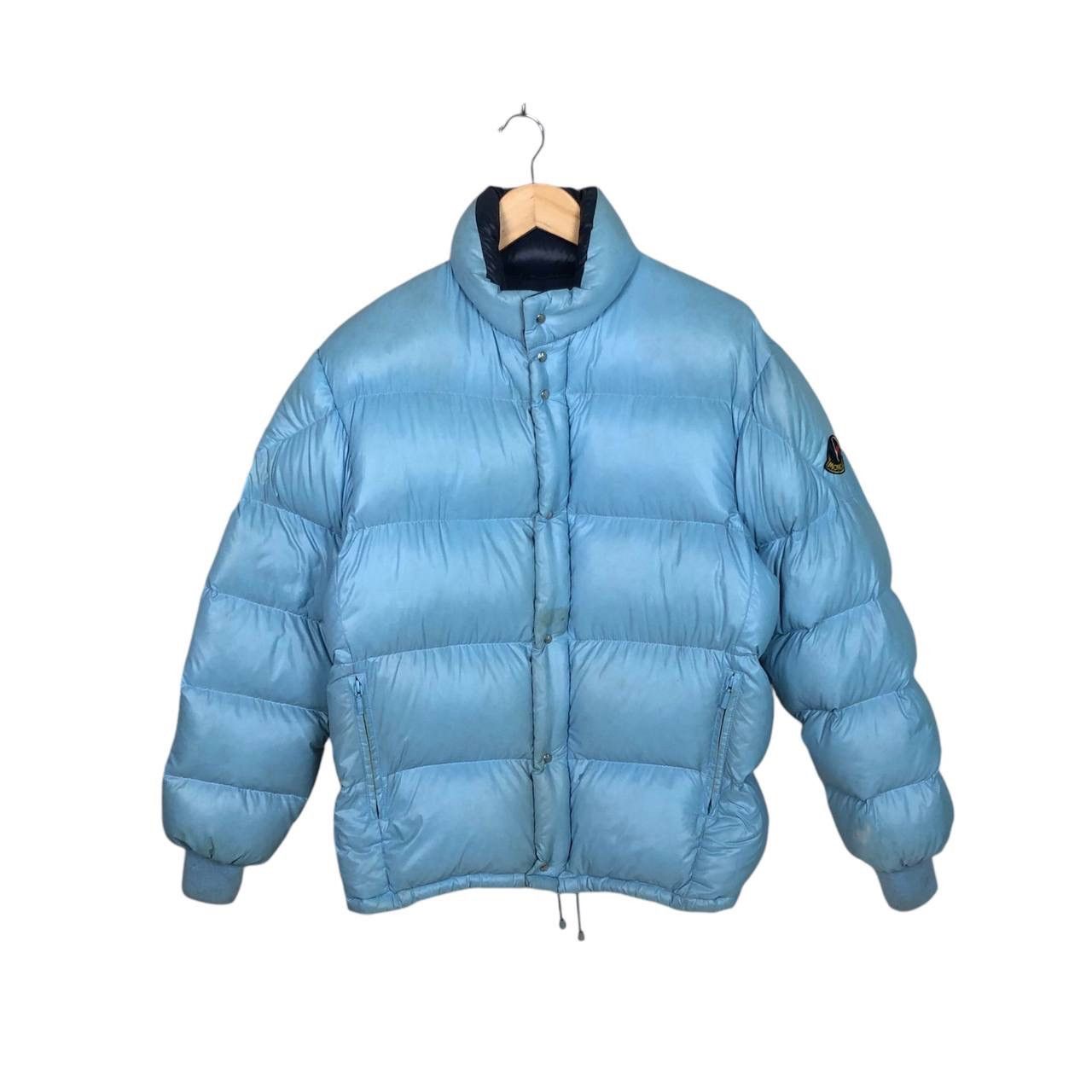 Moncler Vintage 80s Moncler Ski Wear Light Blue Puffer Jacket Size US M / EU 48-50 / 2 - 1 Thumbnail