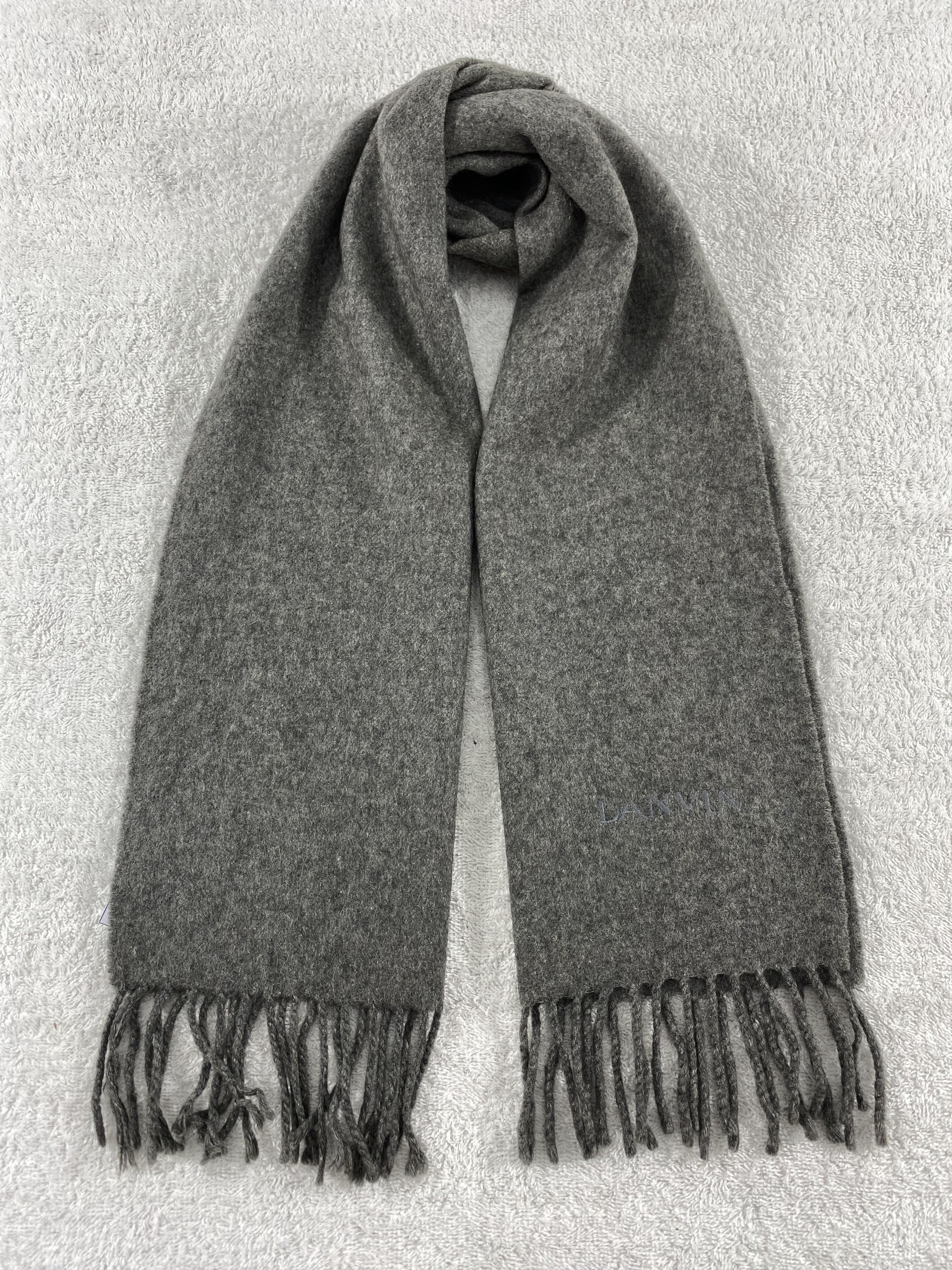 Lanvin × Vintage Lanvin Scarf / Muffler / Neckwear - WW1680 Size ONE SIZE - 1 Thumbnail