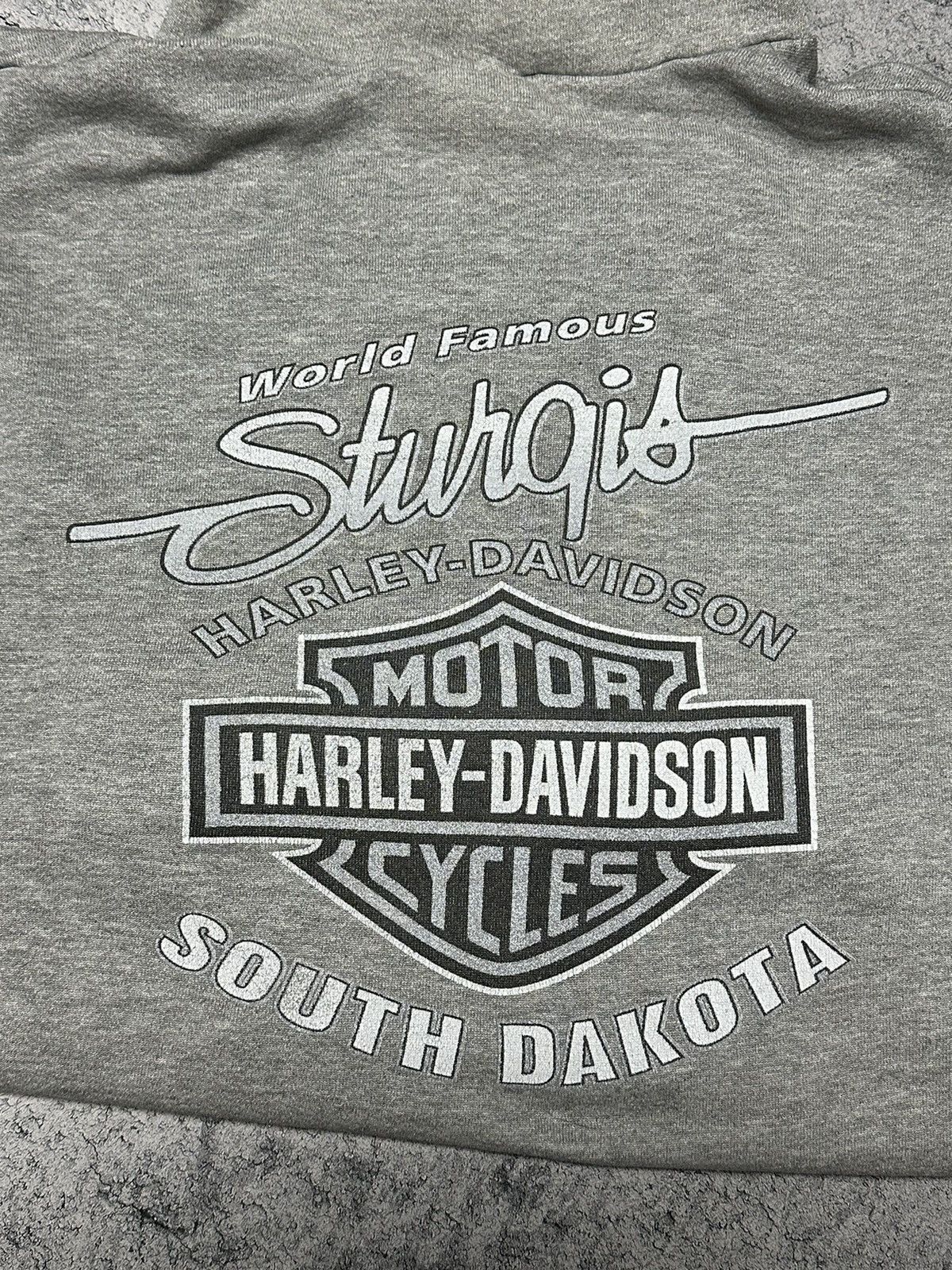Vintage Vintage Harley Davidson South Dakota Hoodie Size US XL / EU 56 / 4 - 3 Thumbnail