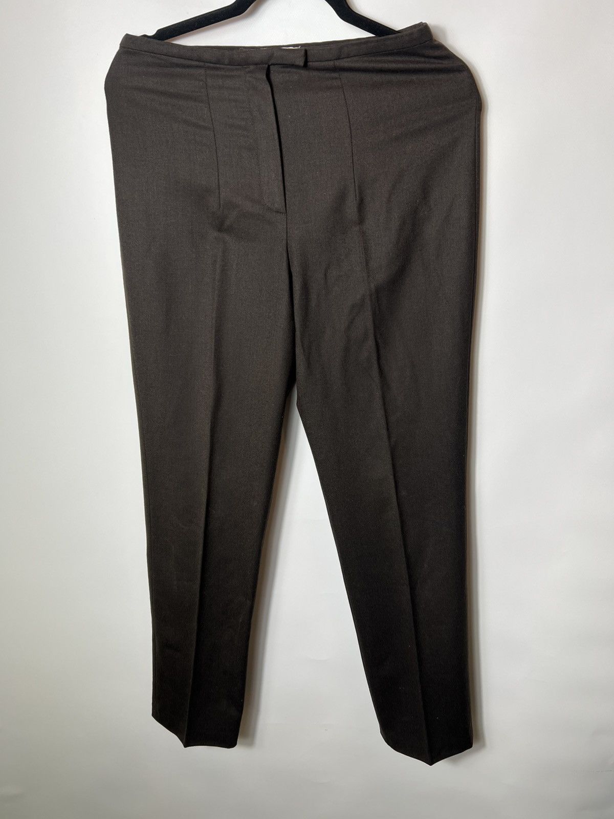 Vintage Vintage Gunex By Brunello Cucinelli Lana Wool Brown Pants Size 28" / US 6 / IT 42 - 1 Thumbnail