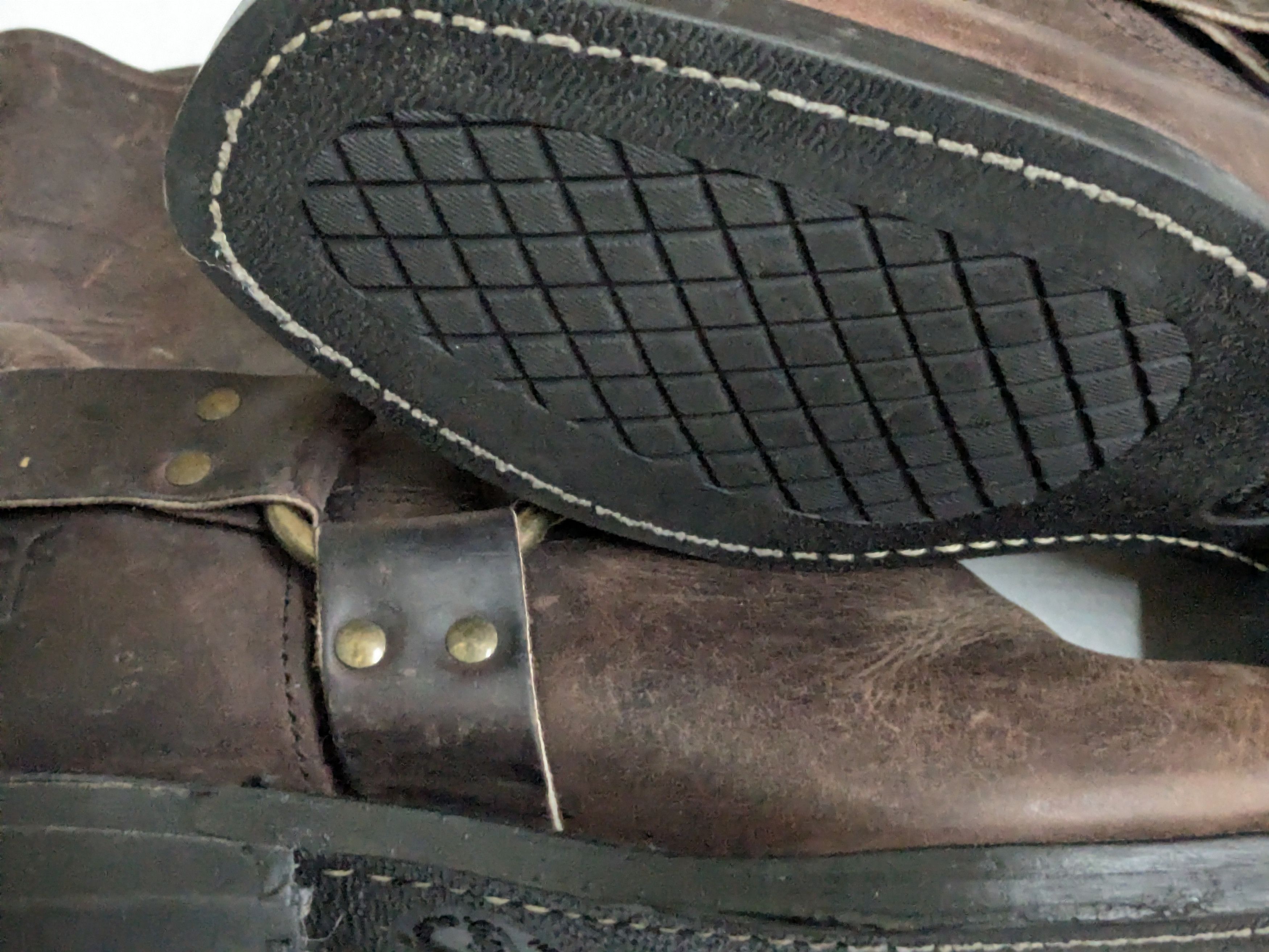 Frye Frye Harness Boots Brown 10 M Leather Size US 10 / EU 43 - 14 Thumbnail