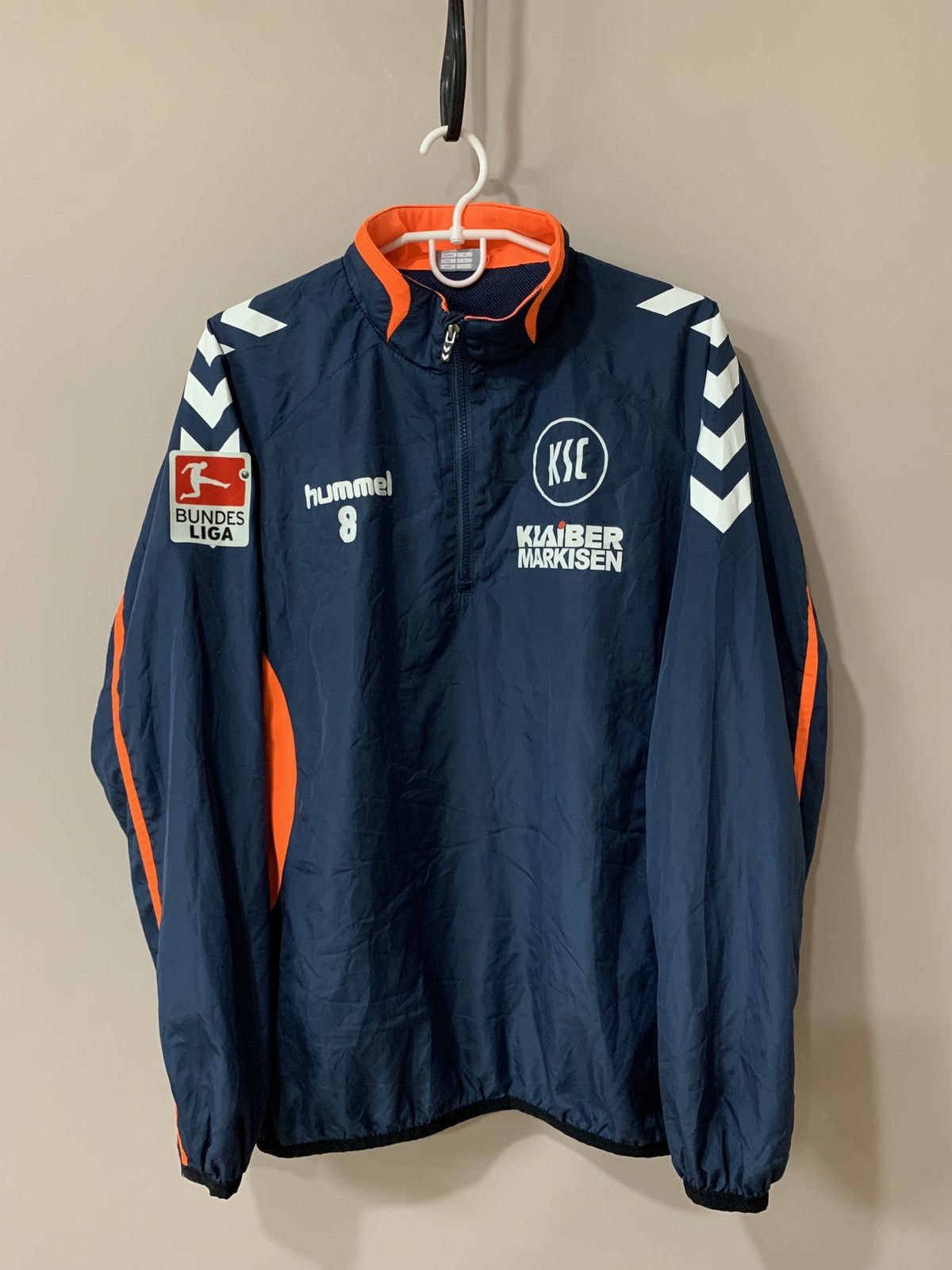 Hummel Karlsruher SC Football Sweatshirt Hummel Soccer Size M Size US M / EU 48-50 / 2 - 1 Thumbnail